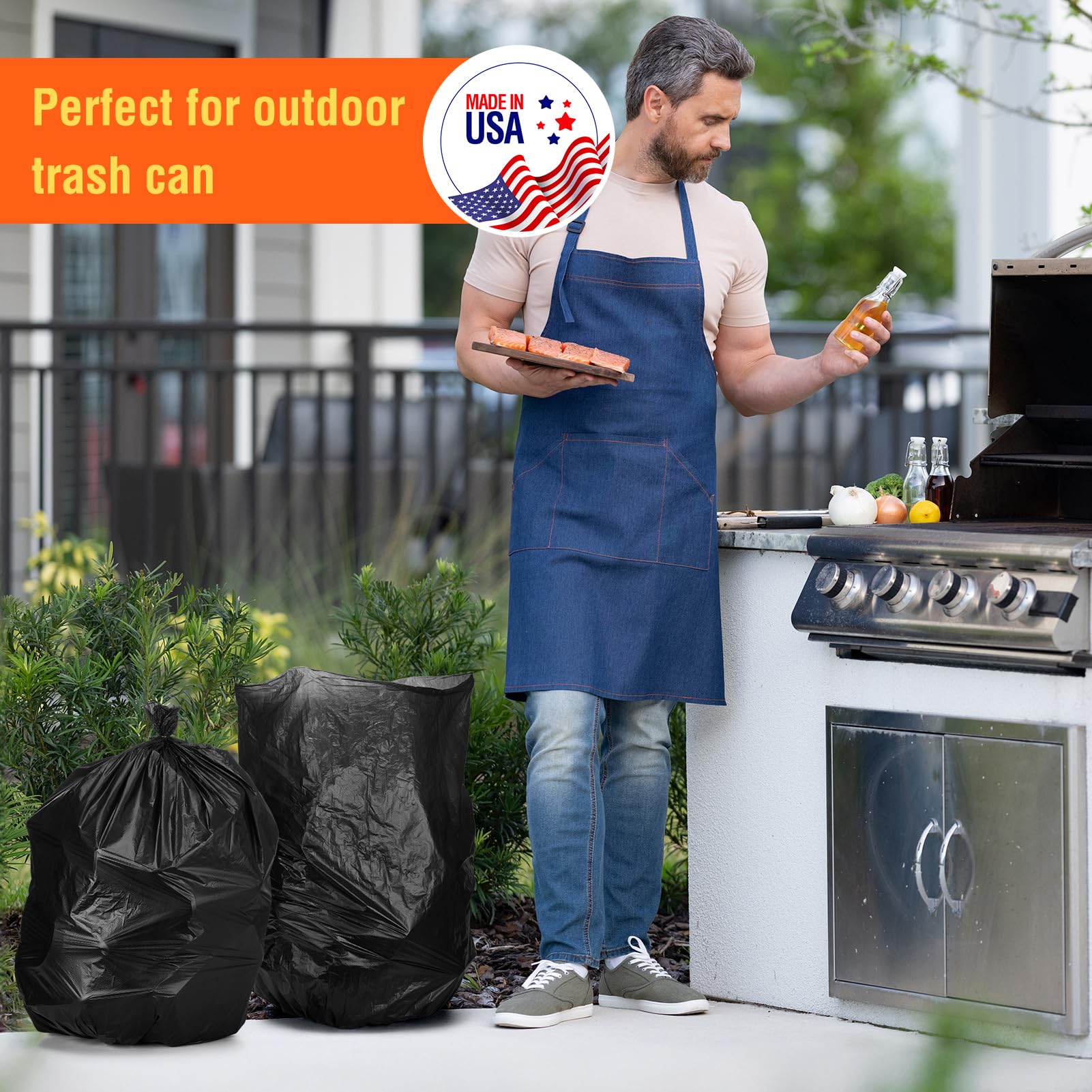 30 33 Gallon Trash Bags (2000 Count)