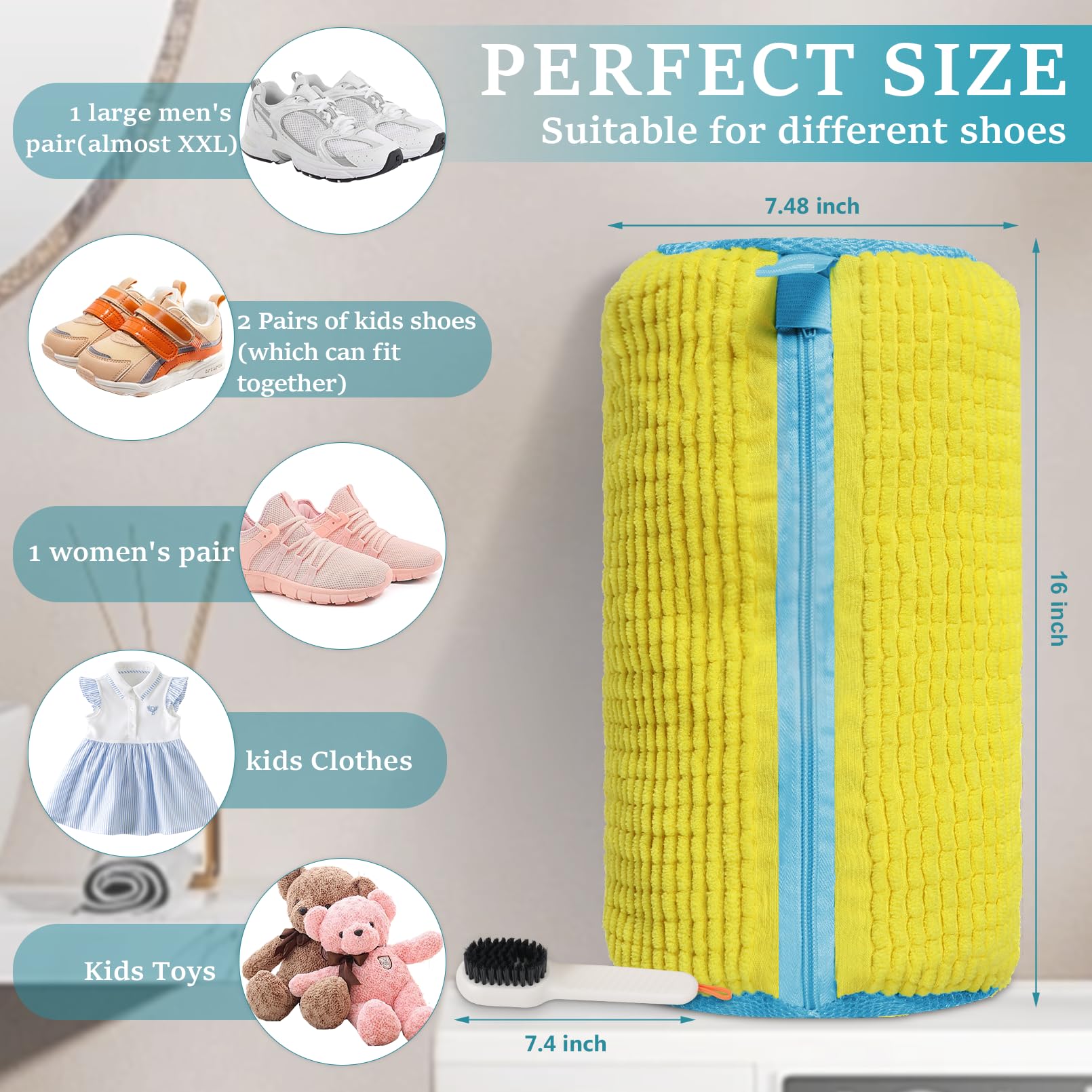 Shoe Washing Machine Bag