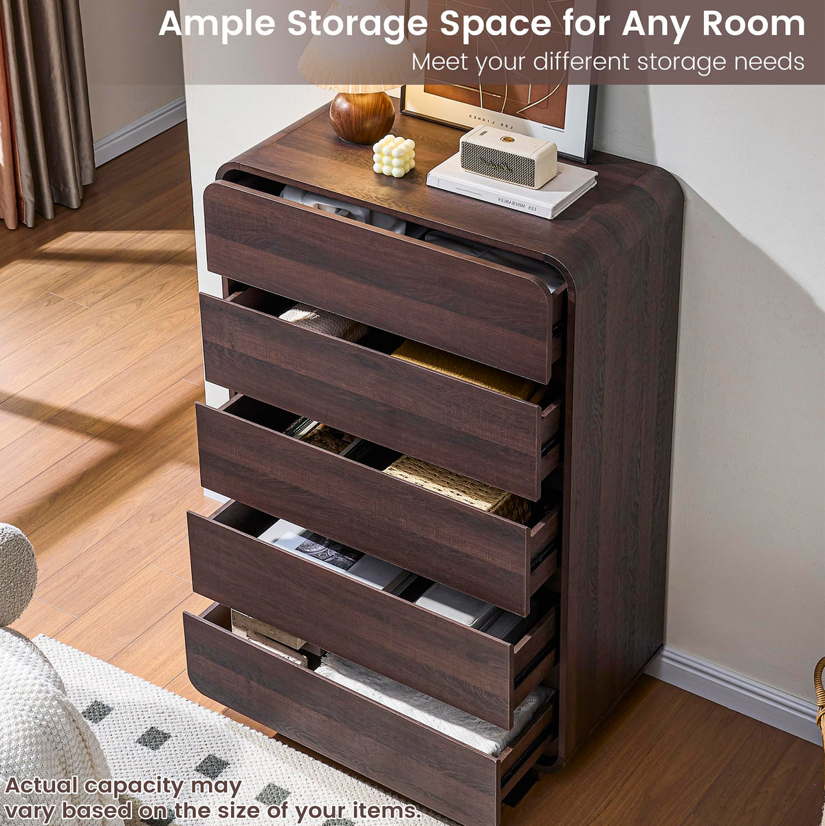 Walnut Dresser for Bedroom