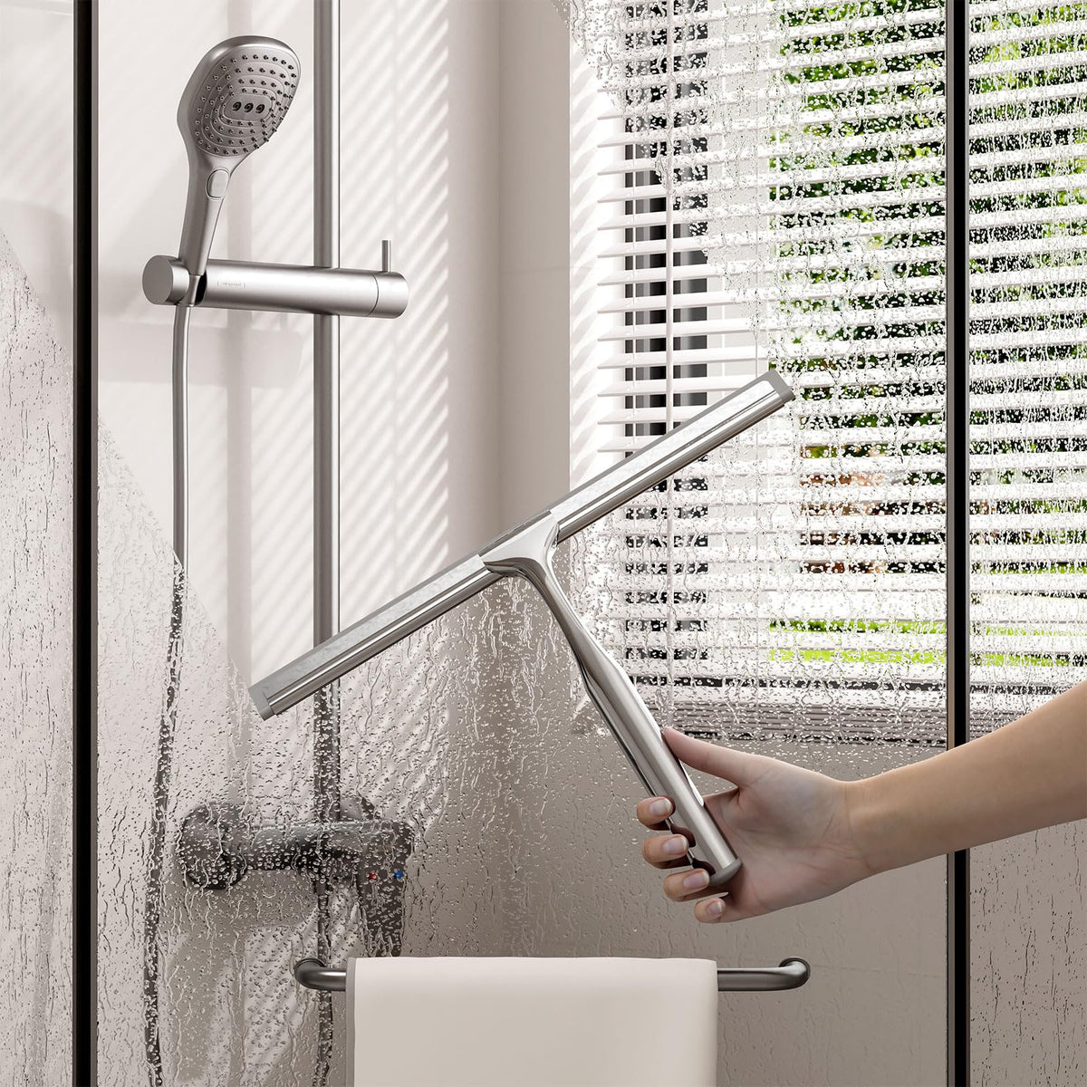 Shower Squeegee for Glass Doors