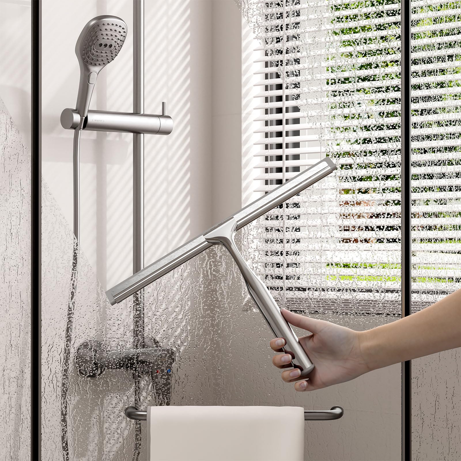 Shower Squeegee for Glass Doors