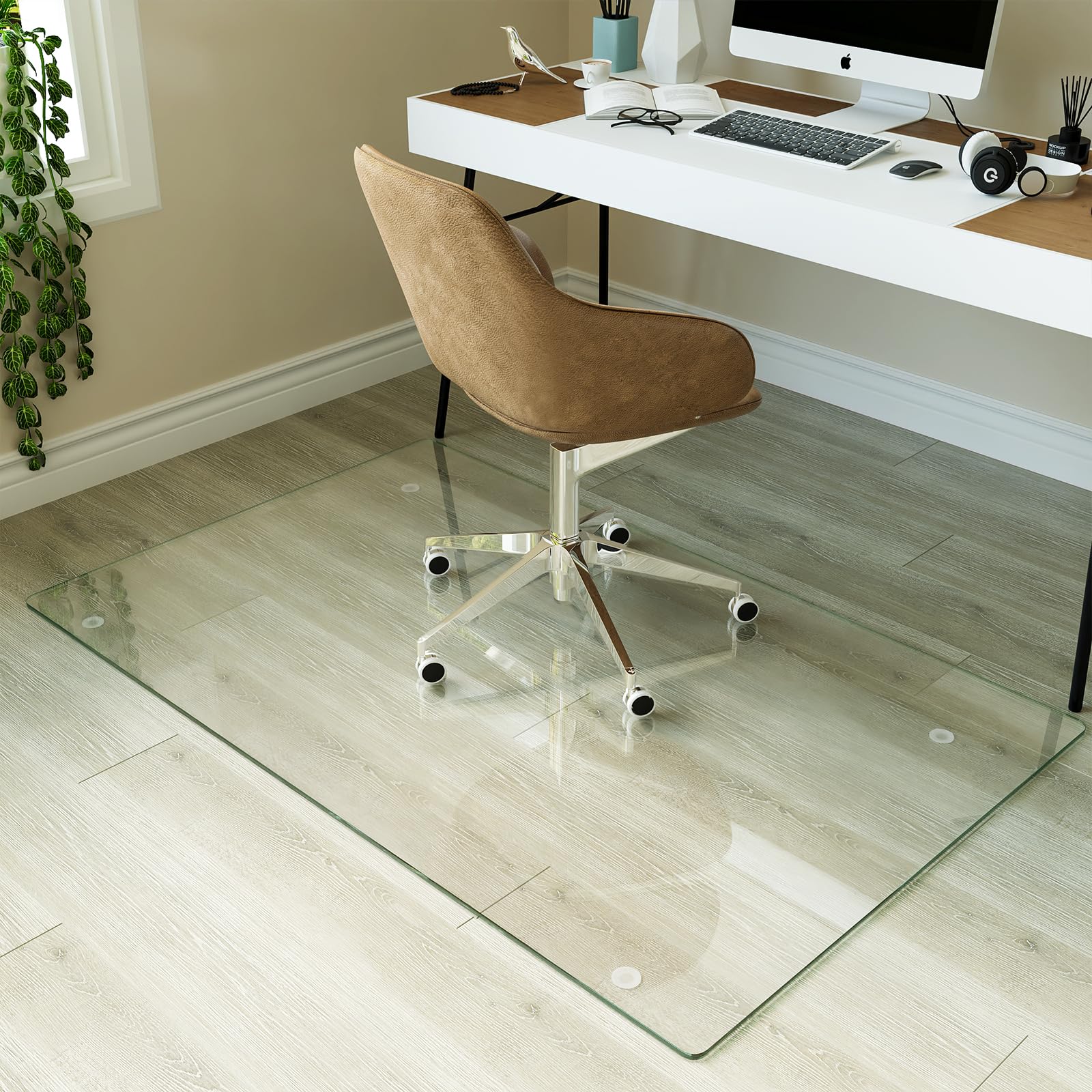 30" x 48" Office Chair Mat for Hardwood Floors & Carpets