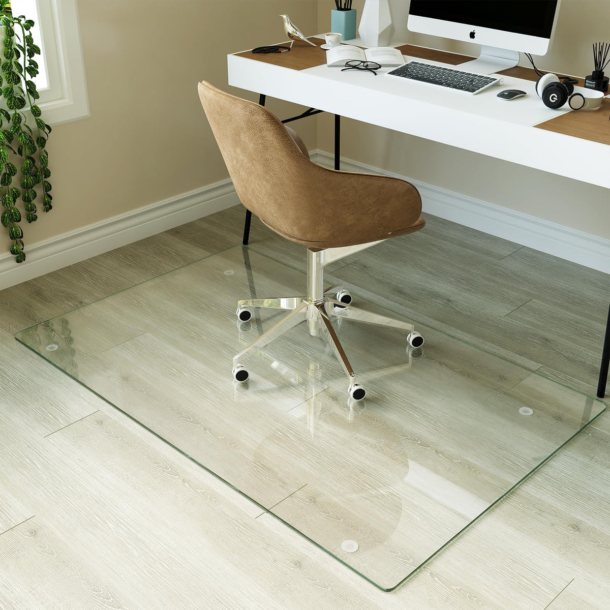 30" x 48" Office Chair Mat for Hardwood Floors & Carpets