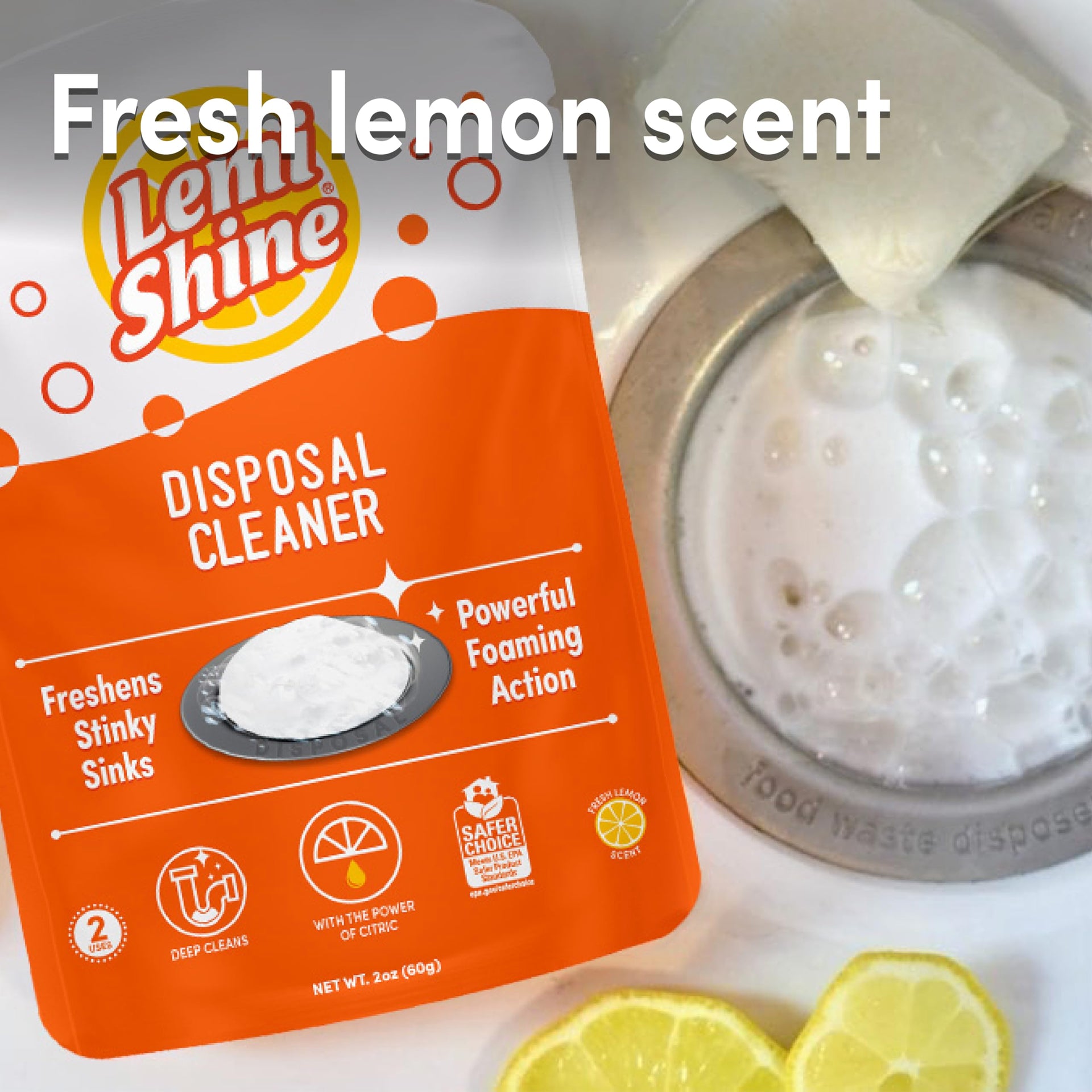 Garbage Disposal Cleaner and Deodorizer (2 Count)