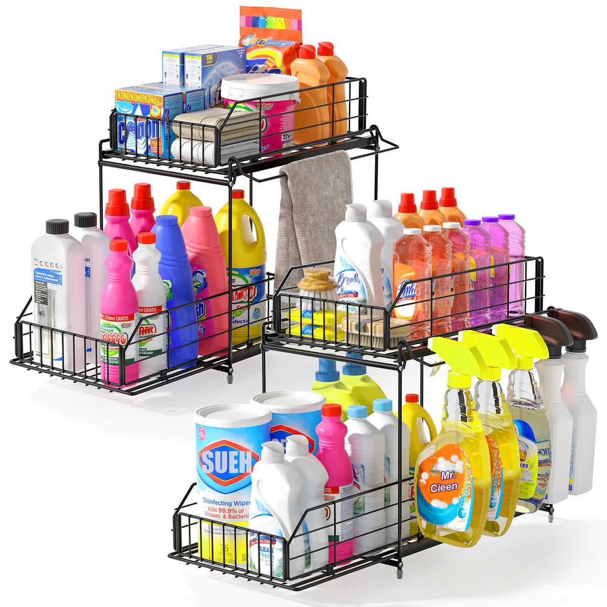 Under Sink Organizers and Storage 2 Pack (2 Count)