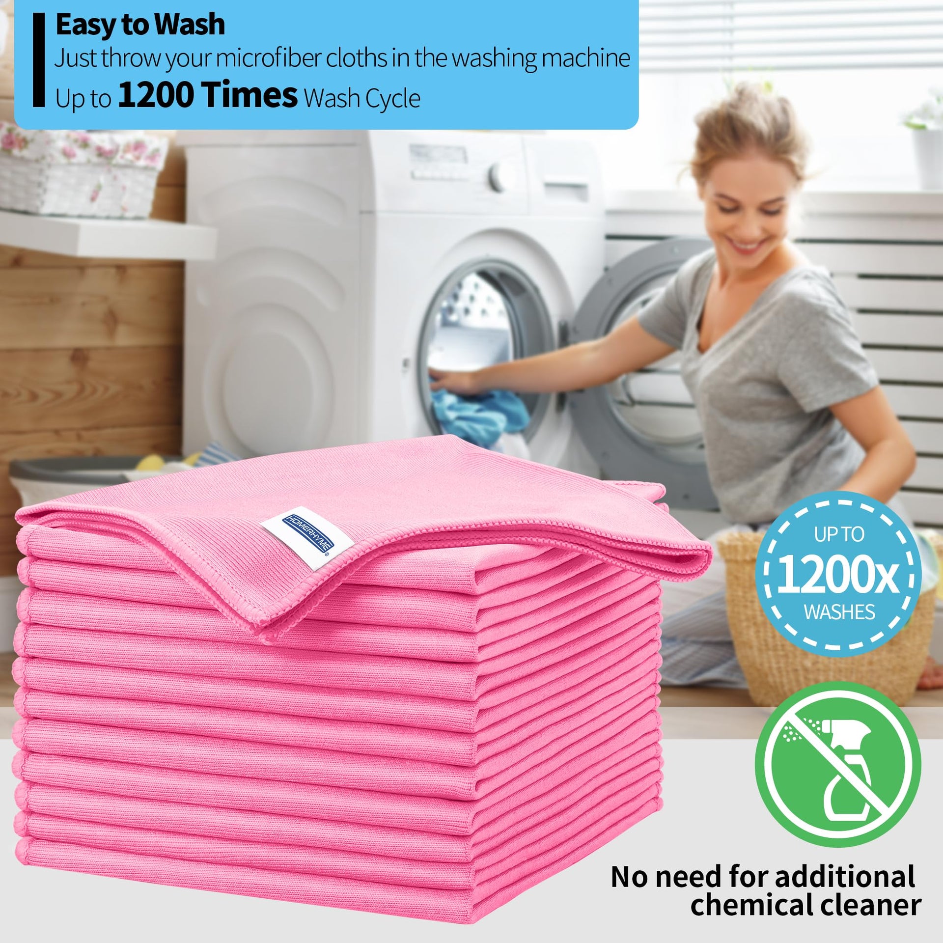 Microfiber Cleaning Cloth (12 Count)