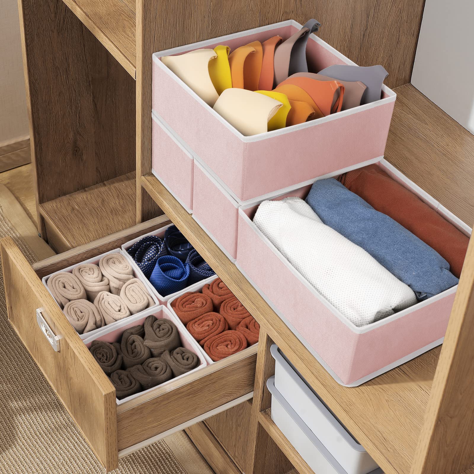 8 Pack Underwear Drawer Organizer (8 Count)