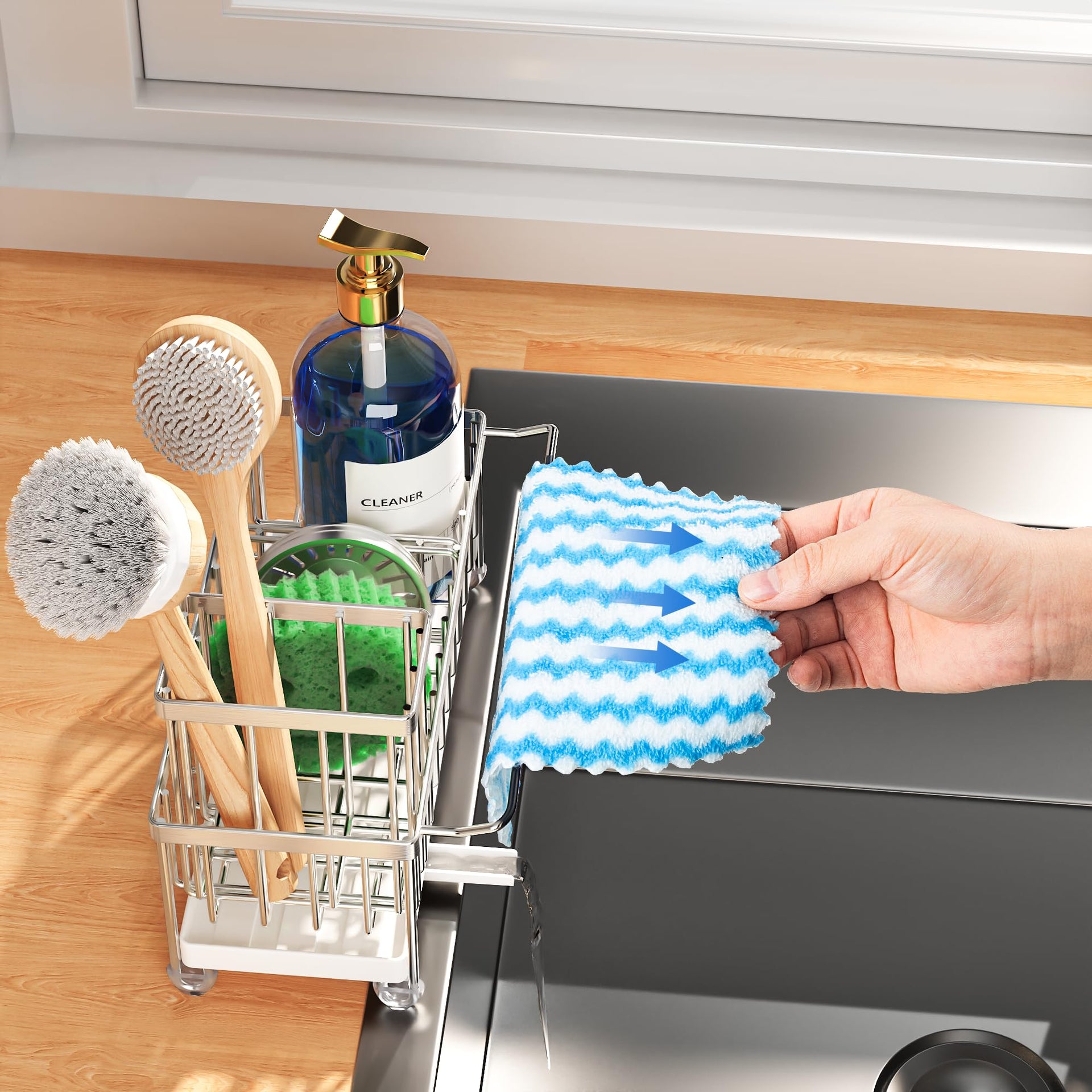 Sponge Holder for Kitchen Sink