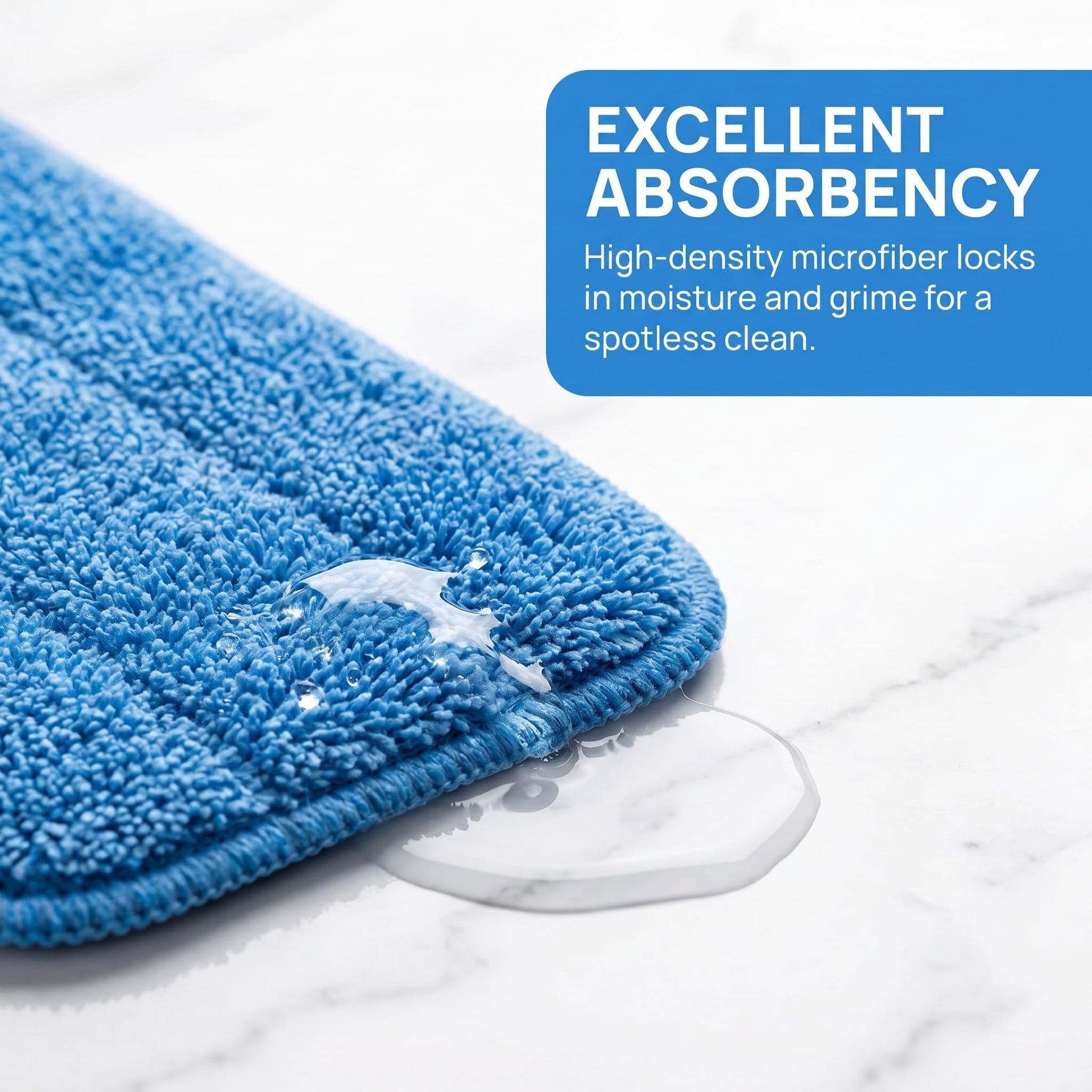 12Pack Microfiber Mop Pads (12 Count)