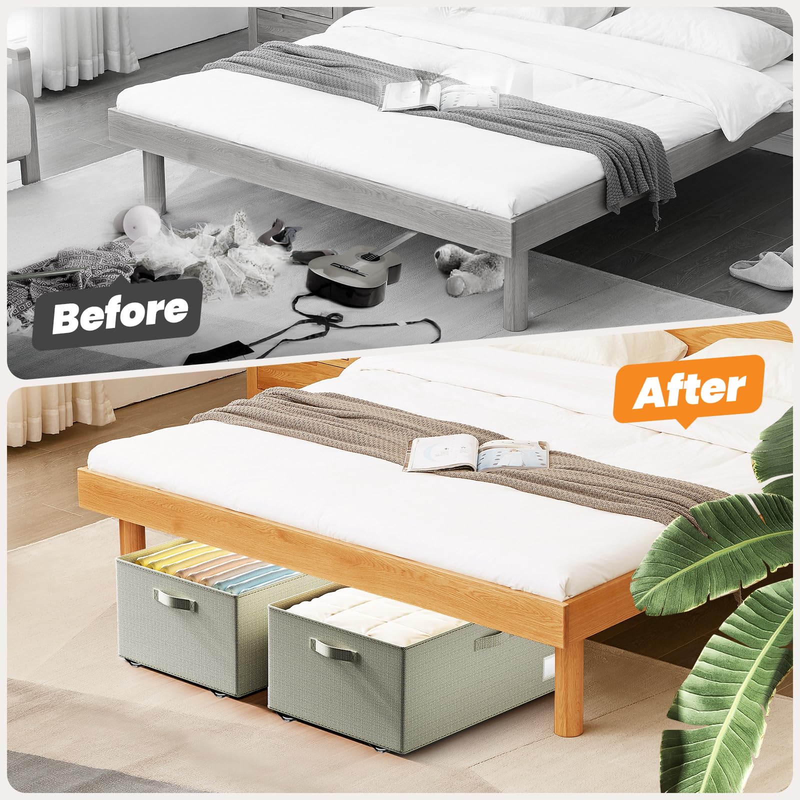 Under Bed Storage With Wheels