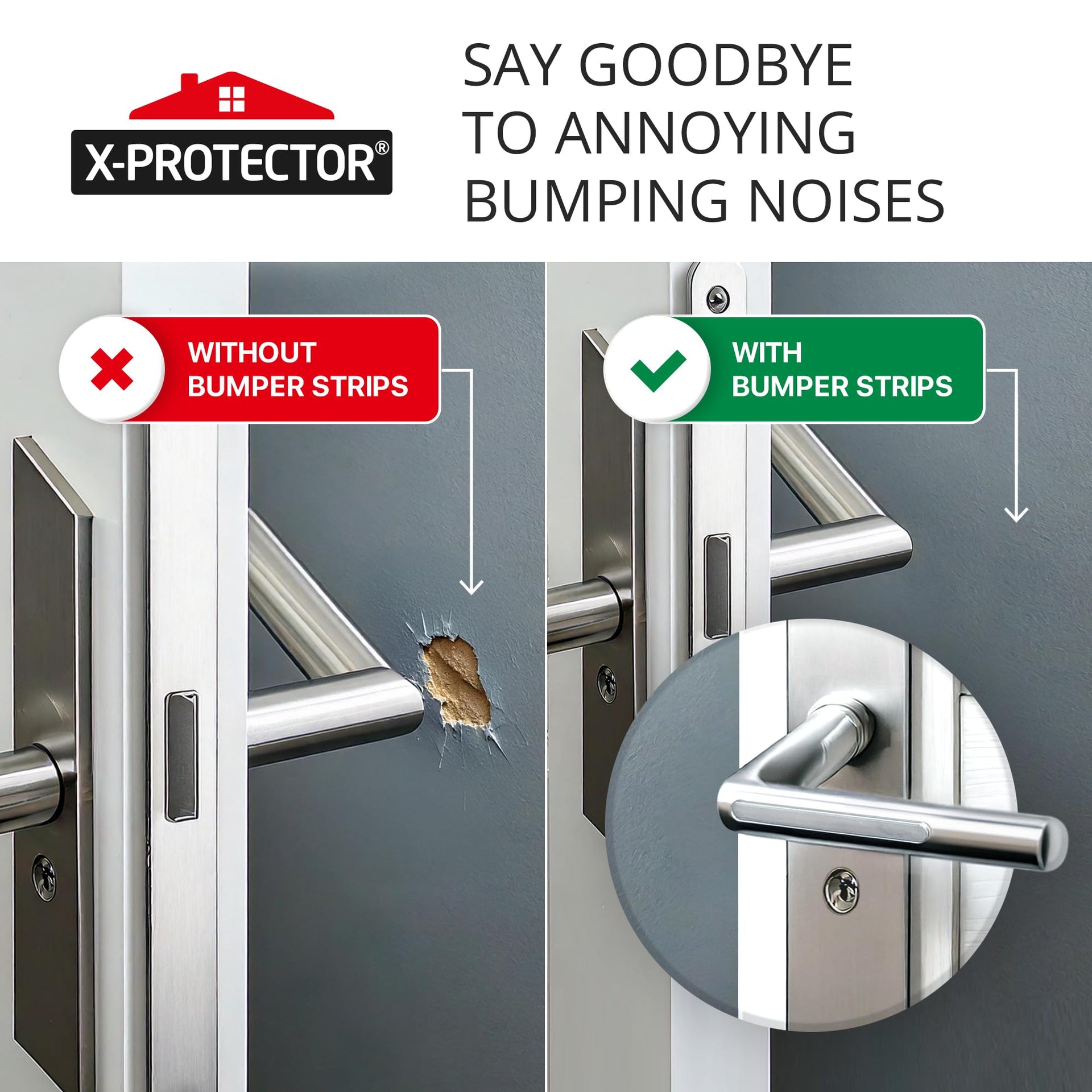 Cabinet Door Bumper Strips (40 Count)