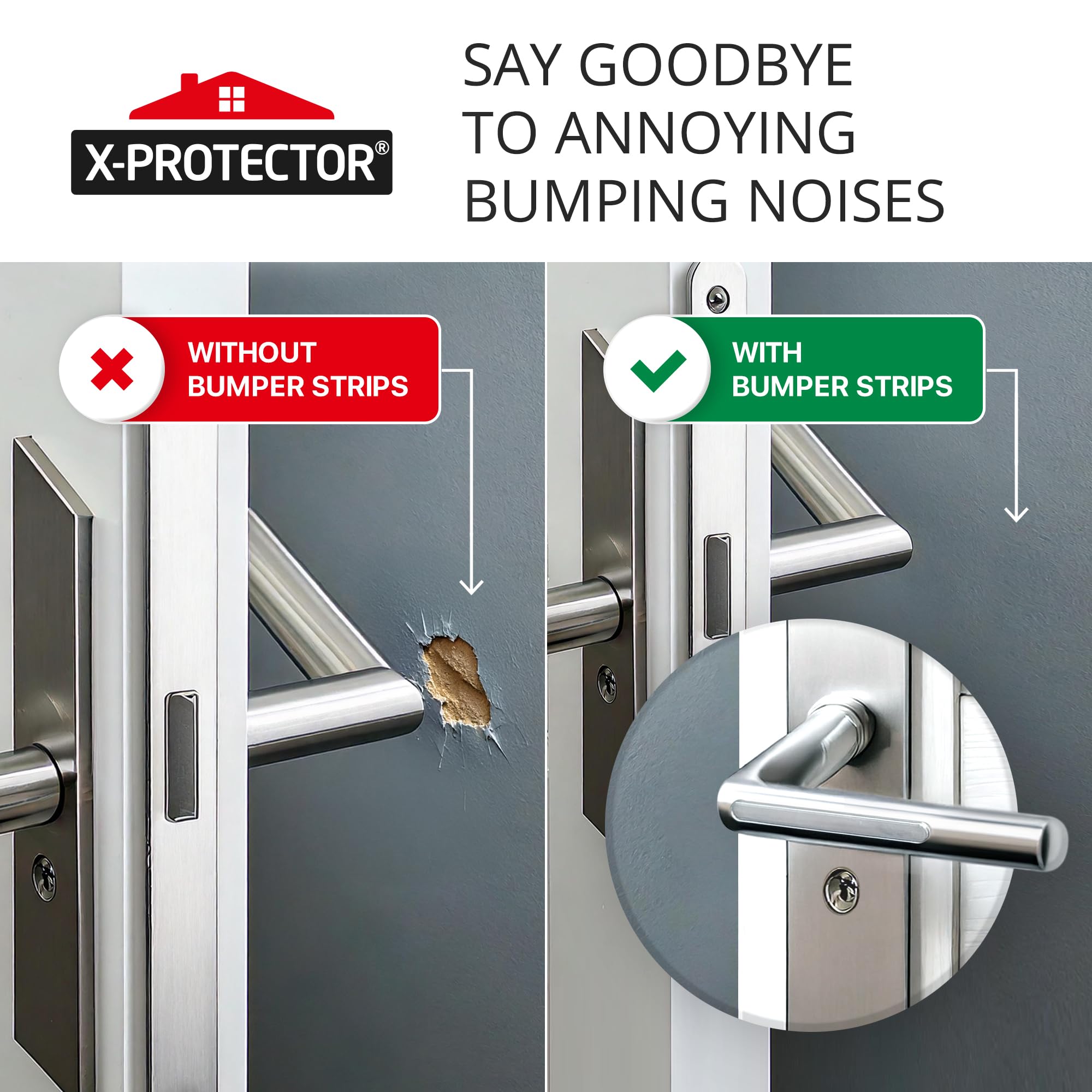 Cabinet Door Bumper Strips (40 Count)