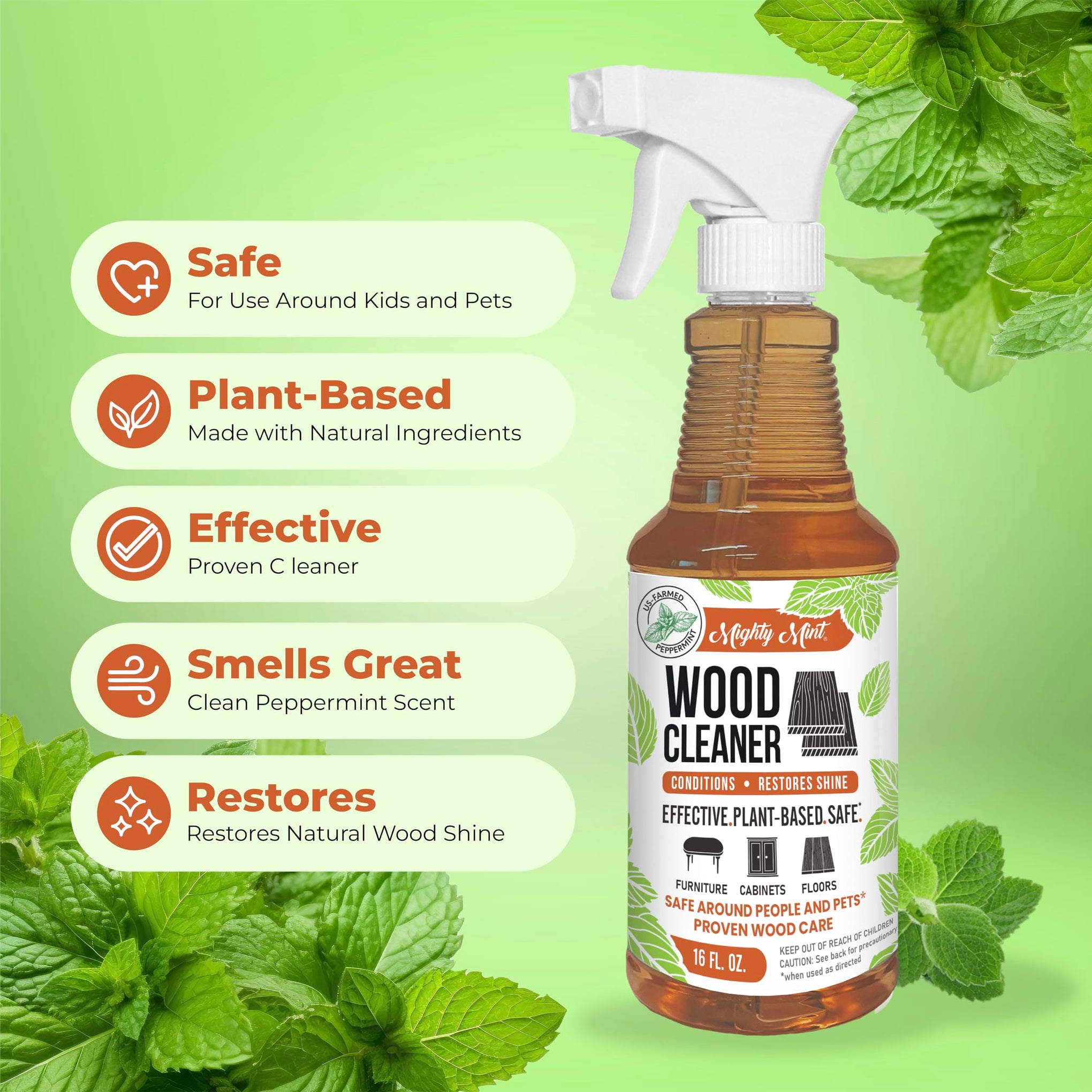 Wood Cleaner & Conditioner Spray (16 Fl Oz)