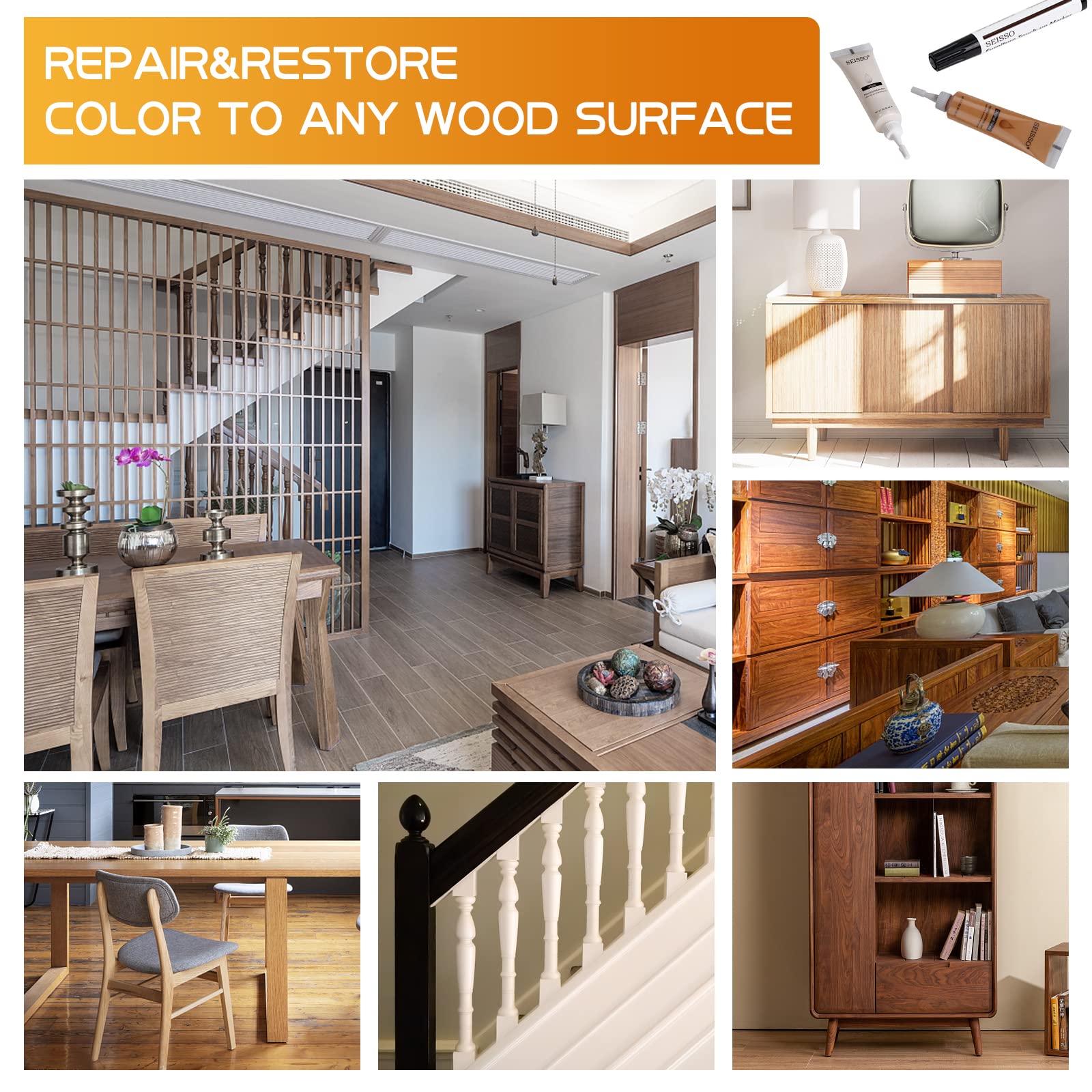 Wood Furniture Repair Kit (8.4 Fl Oz)