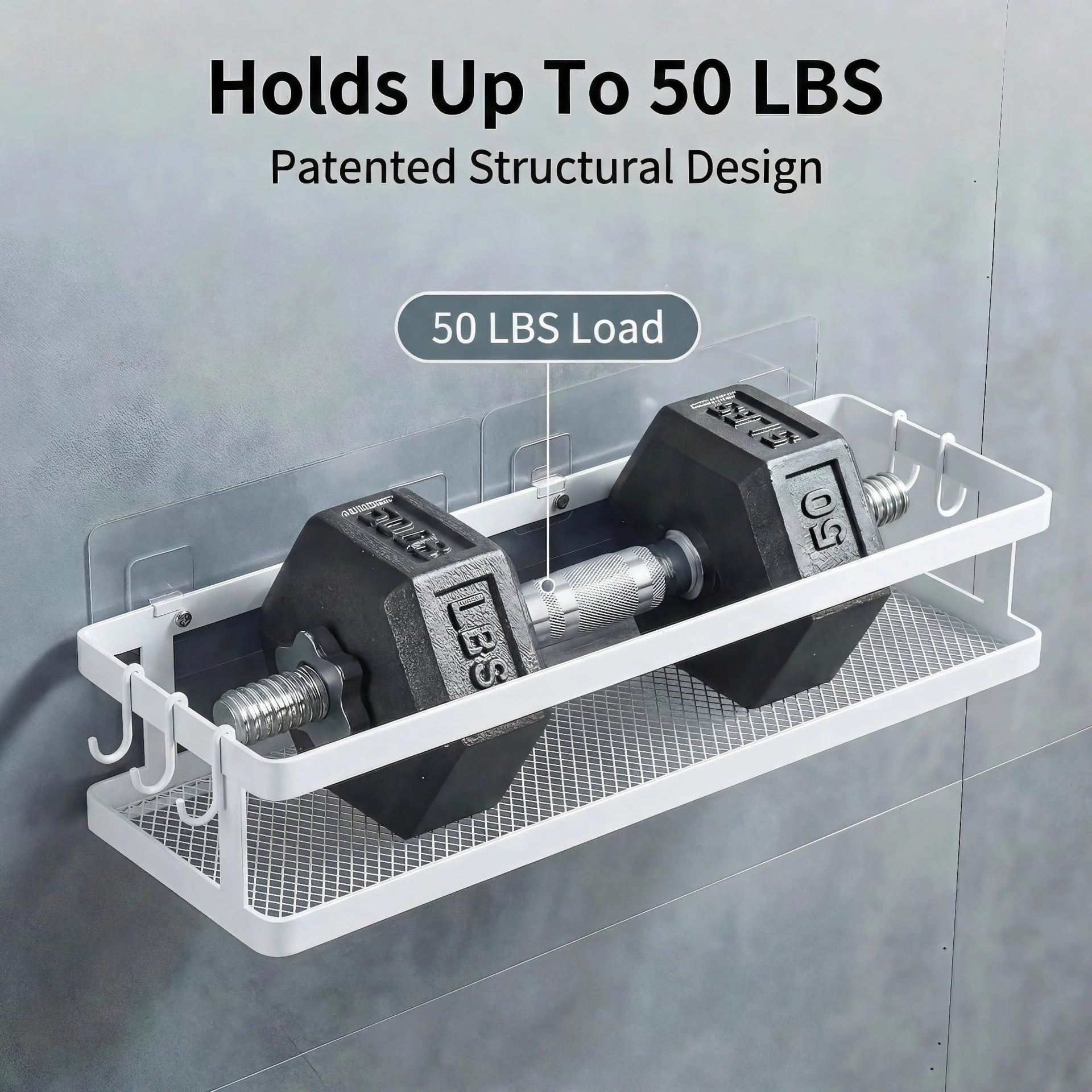 2 Pack 16.5" Extra Long Slim Shower Caddy (2 Count)