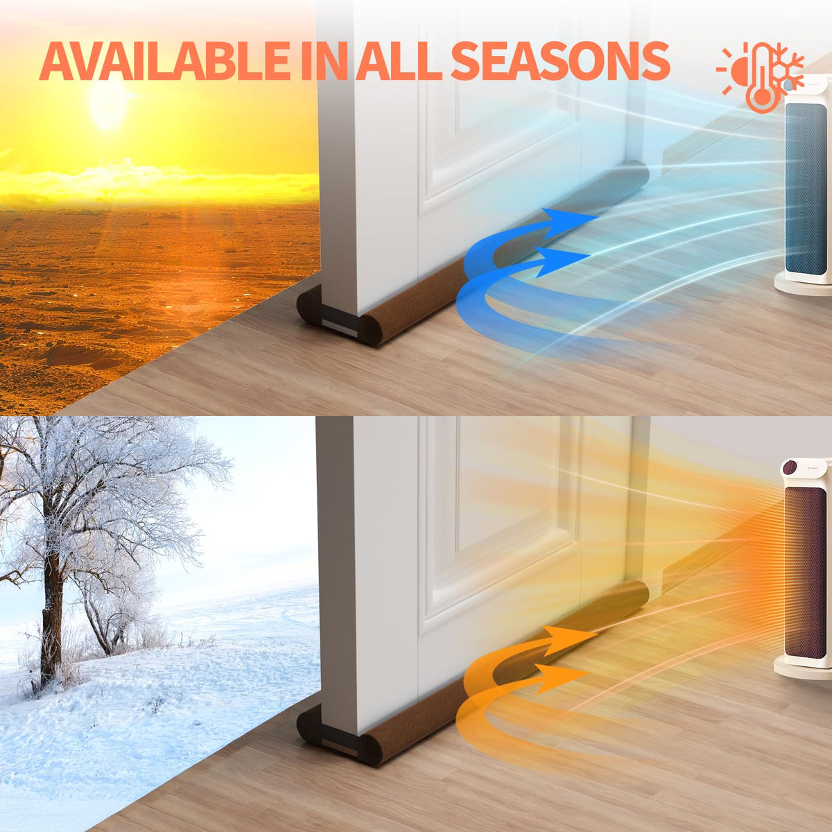 Under Door Draft Stopper