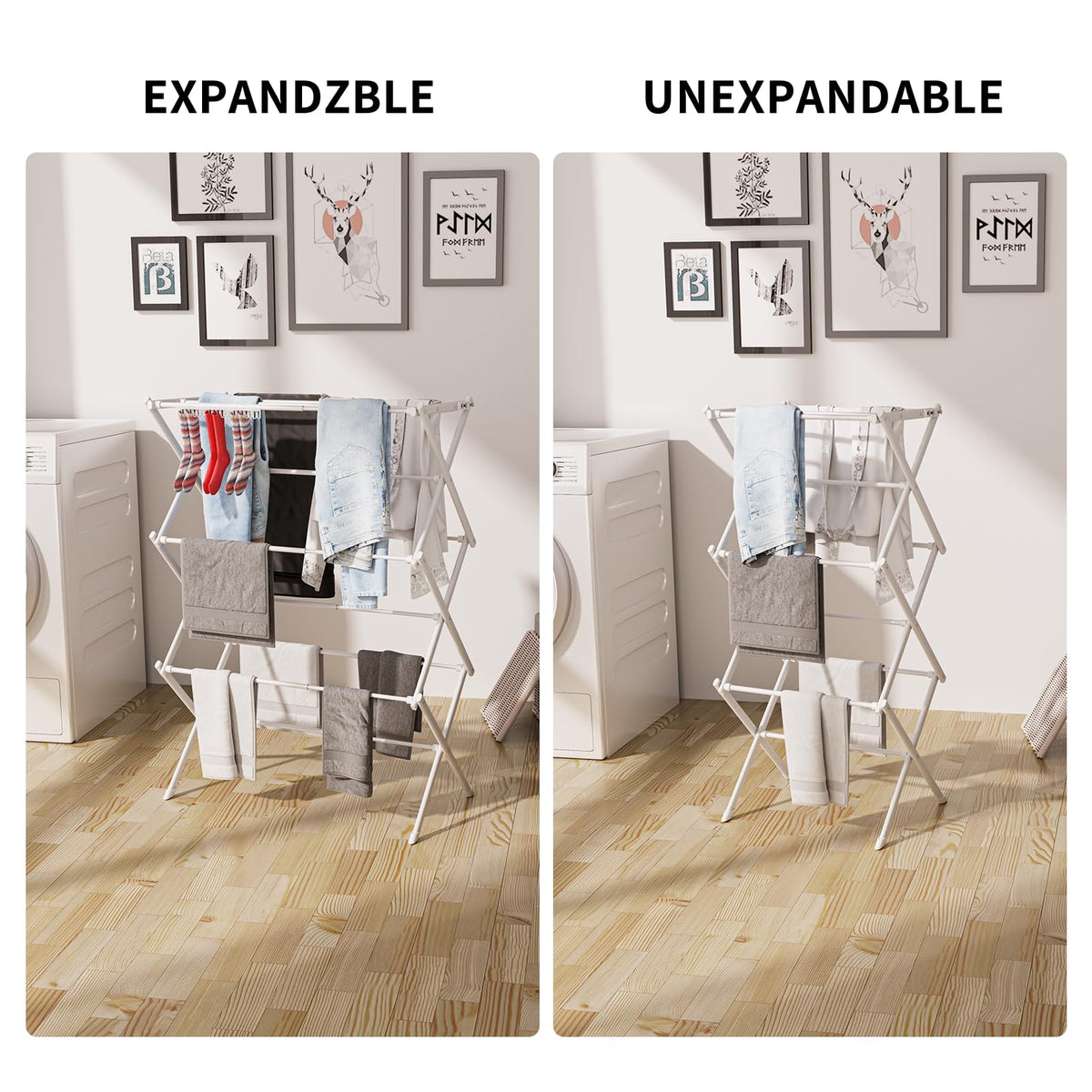 3 Tier Clothes Drying Rack