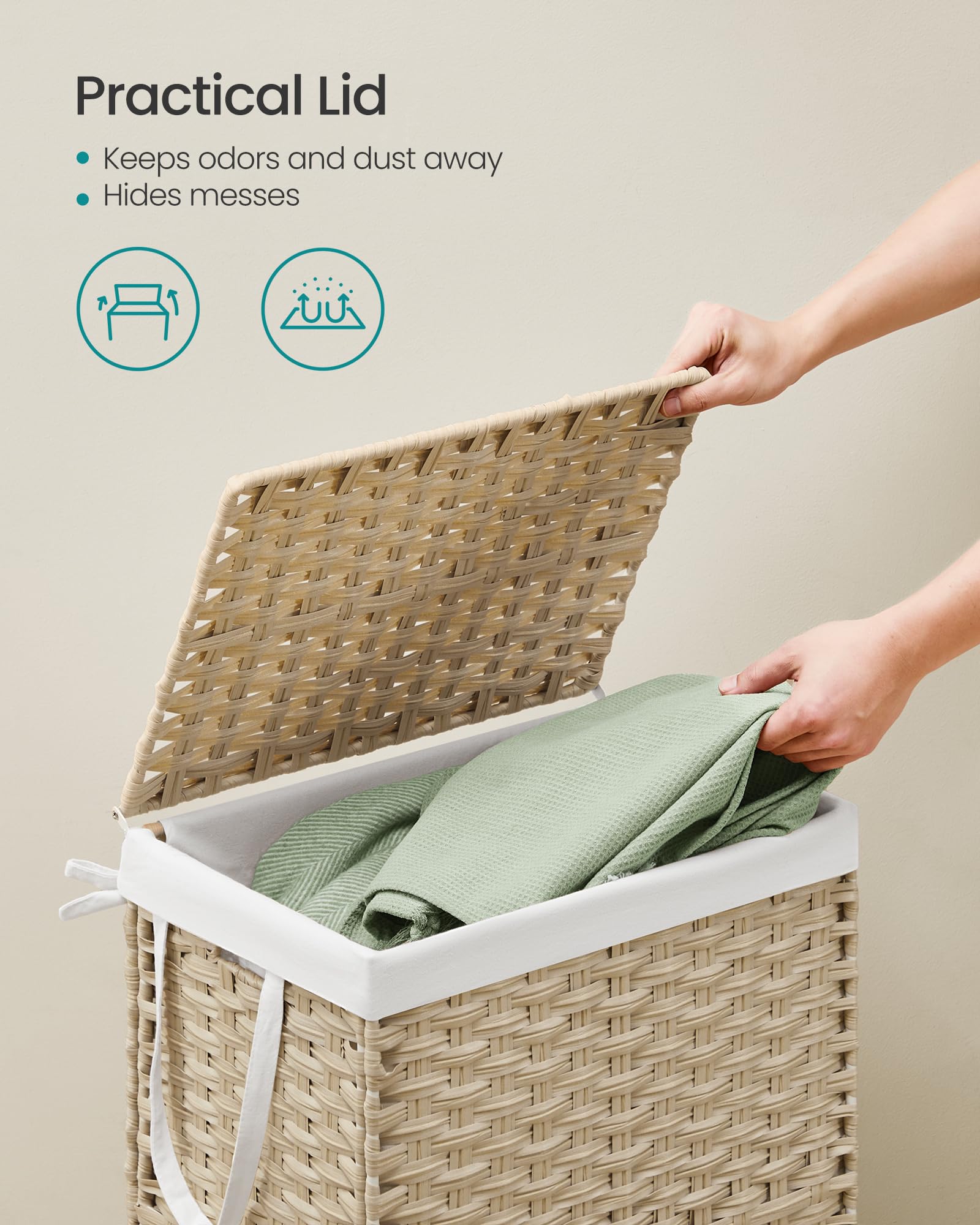 Laundry Hamper with Lid