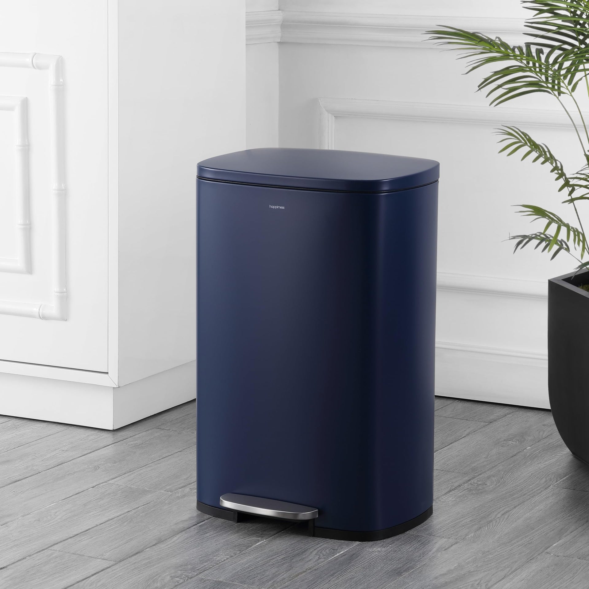 Connor 2 Piece Iron Trash Can (2 Count)