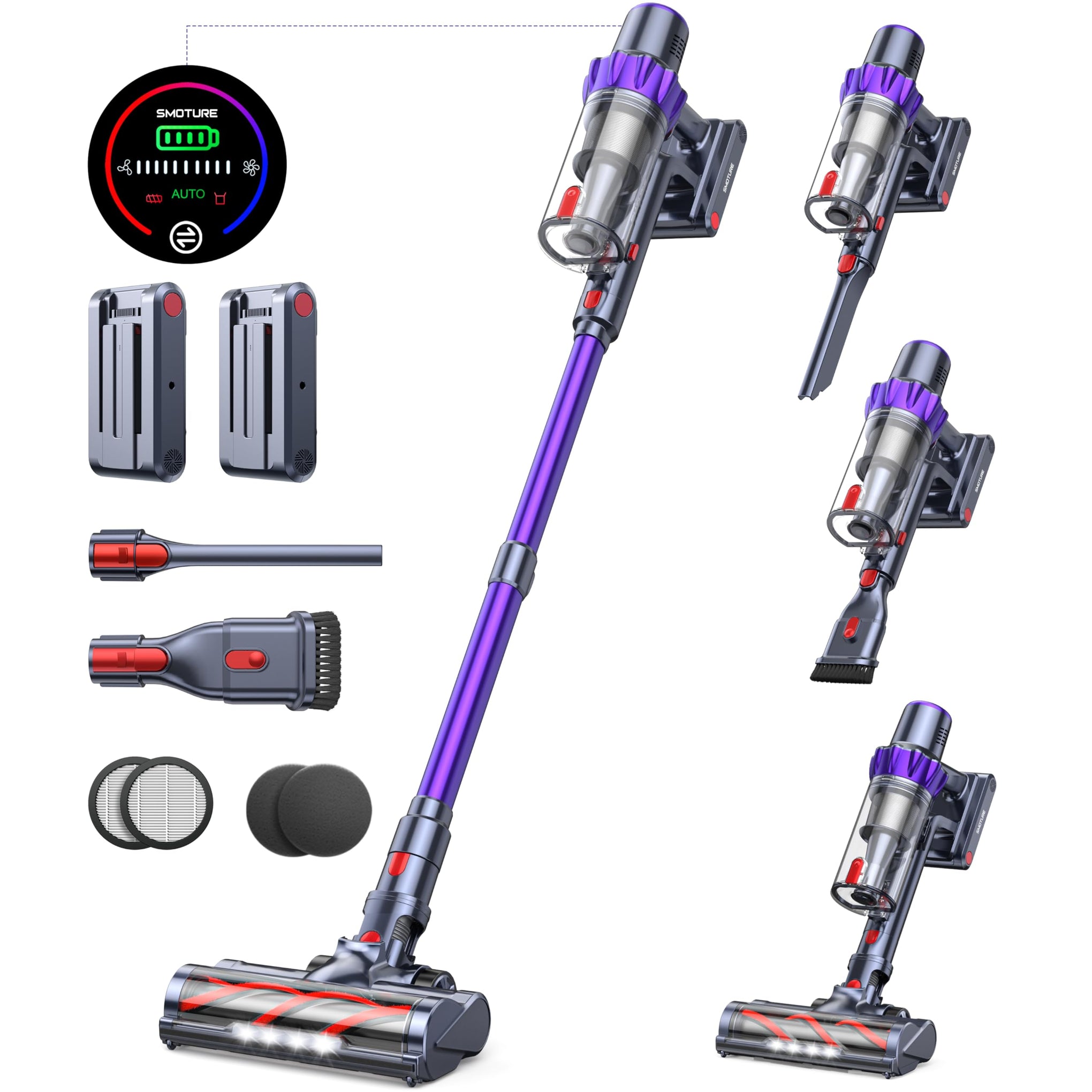 Cordless Vacuum Cleaner (2 Count)