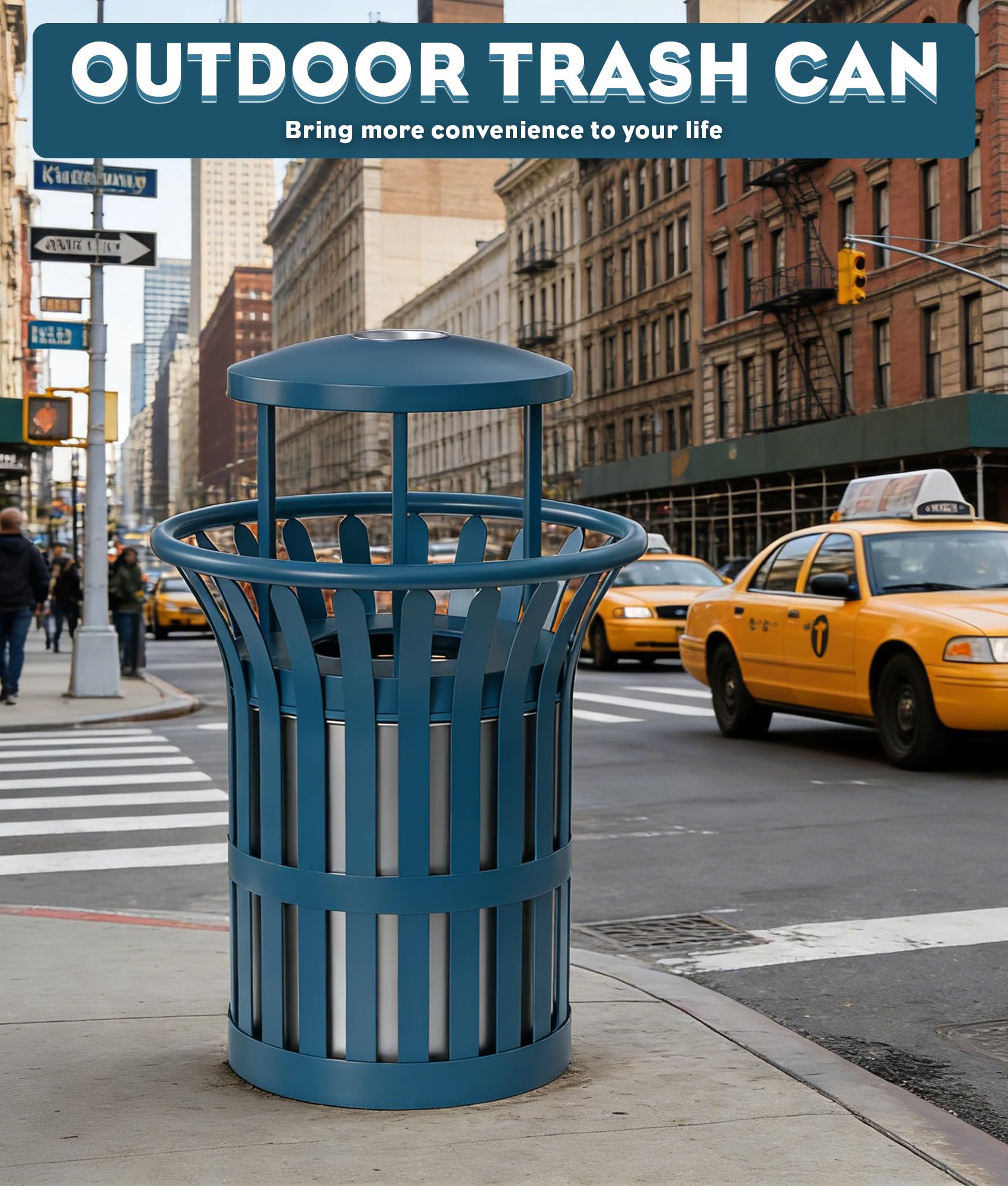 Outdoor Trash Can Commercial