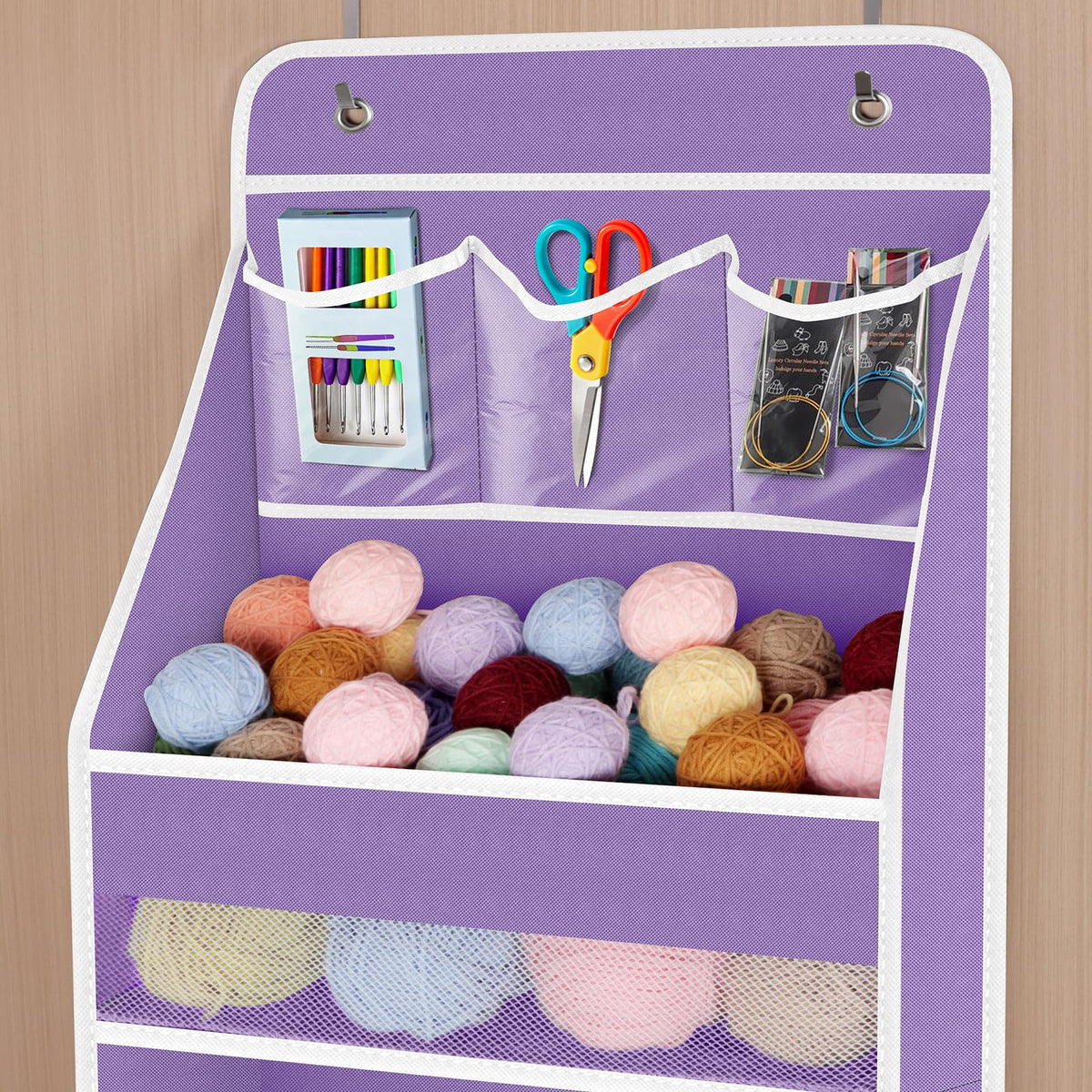 Fabric Over the Door Organizer for Baby Nursery