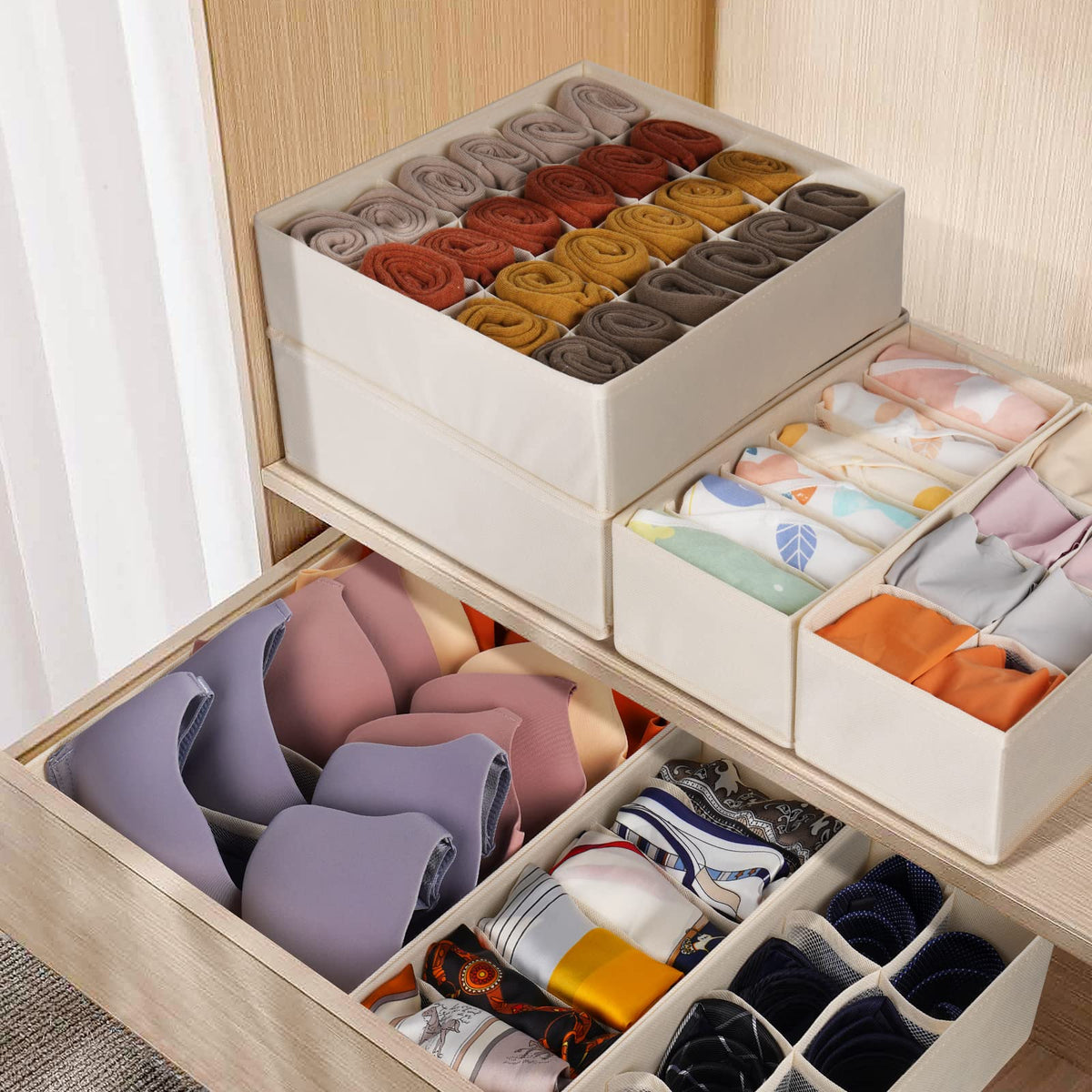 12 Pack Baby Clothes Organizer for Nursery (12 Count)