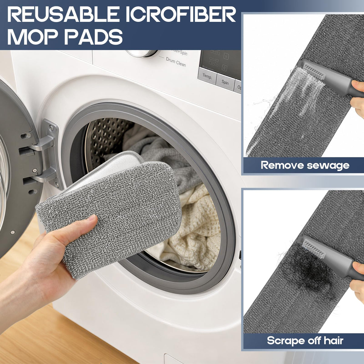 Microfiber Spray Mop for Hardwood Tile Floors Dust Cleaning