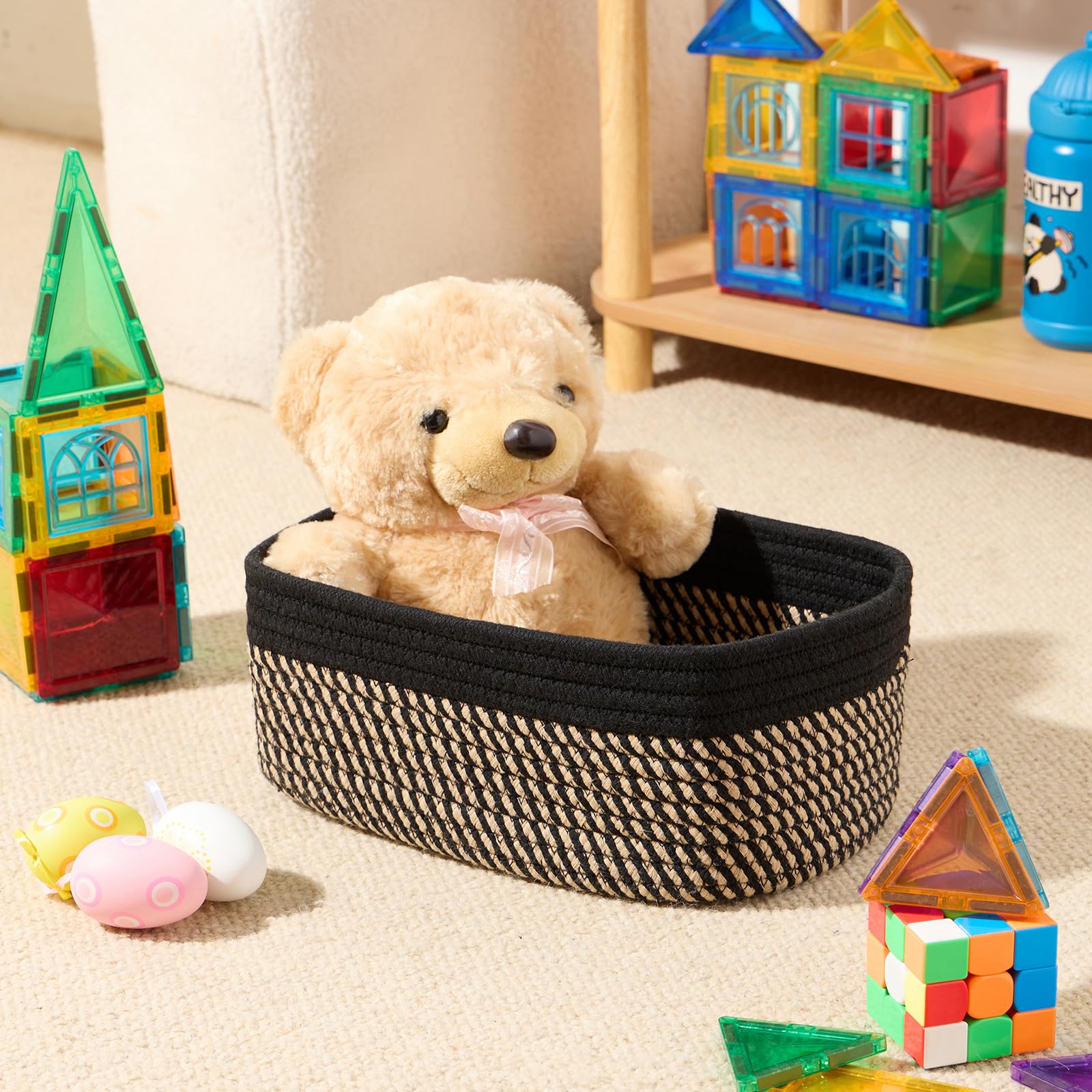 Small Storage Baskets for Organizing (4 Count)
