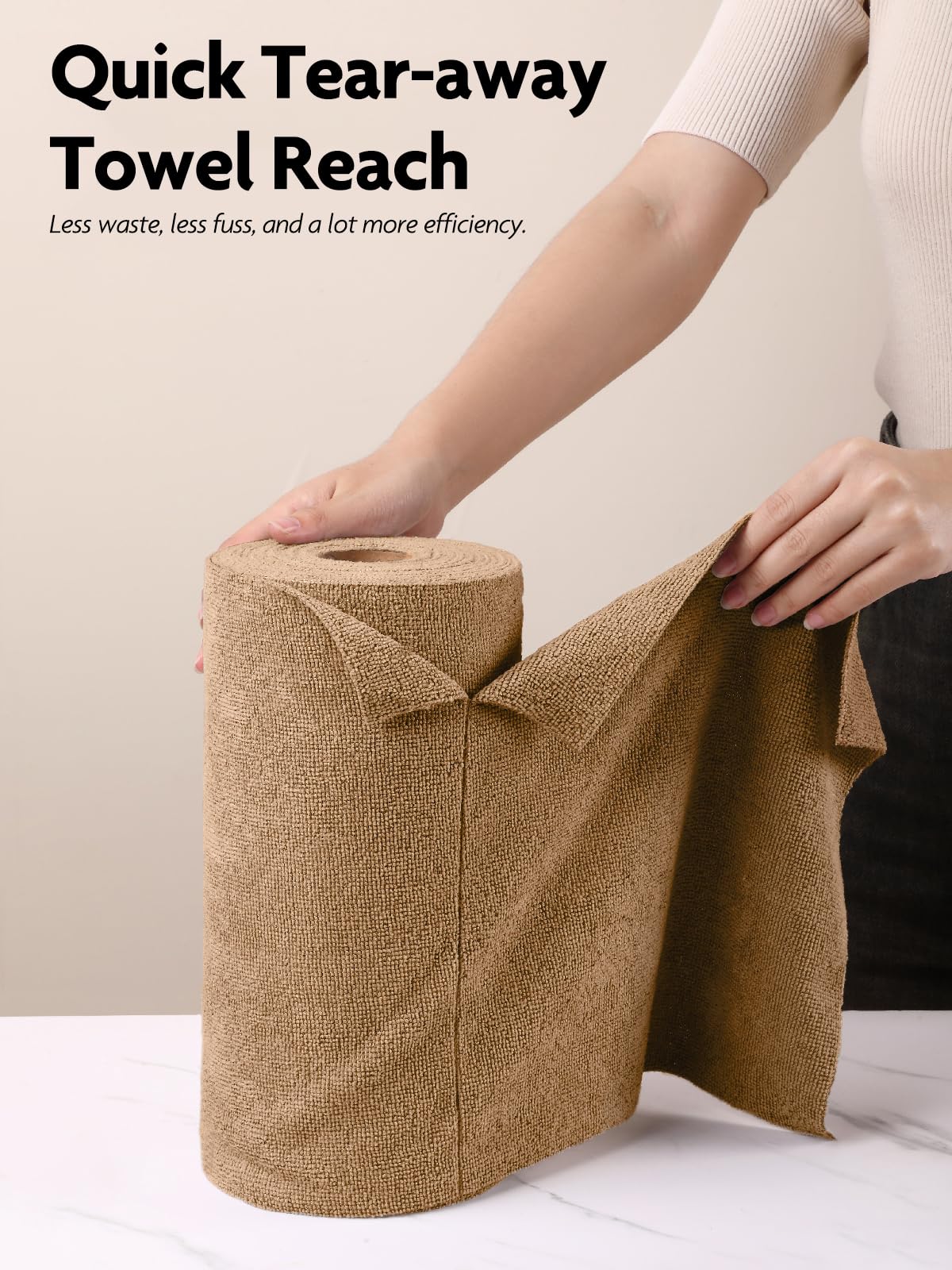 Microfiber Cleaning Cloth Roll (60 Count) - ModHome Supplies