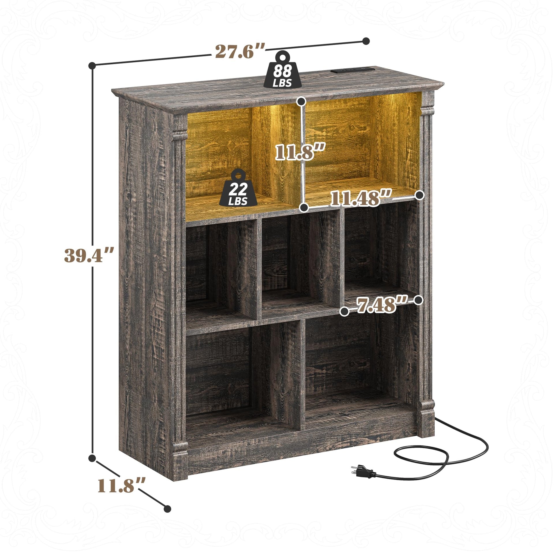 7 Cube Storage Organizer (7 Count)