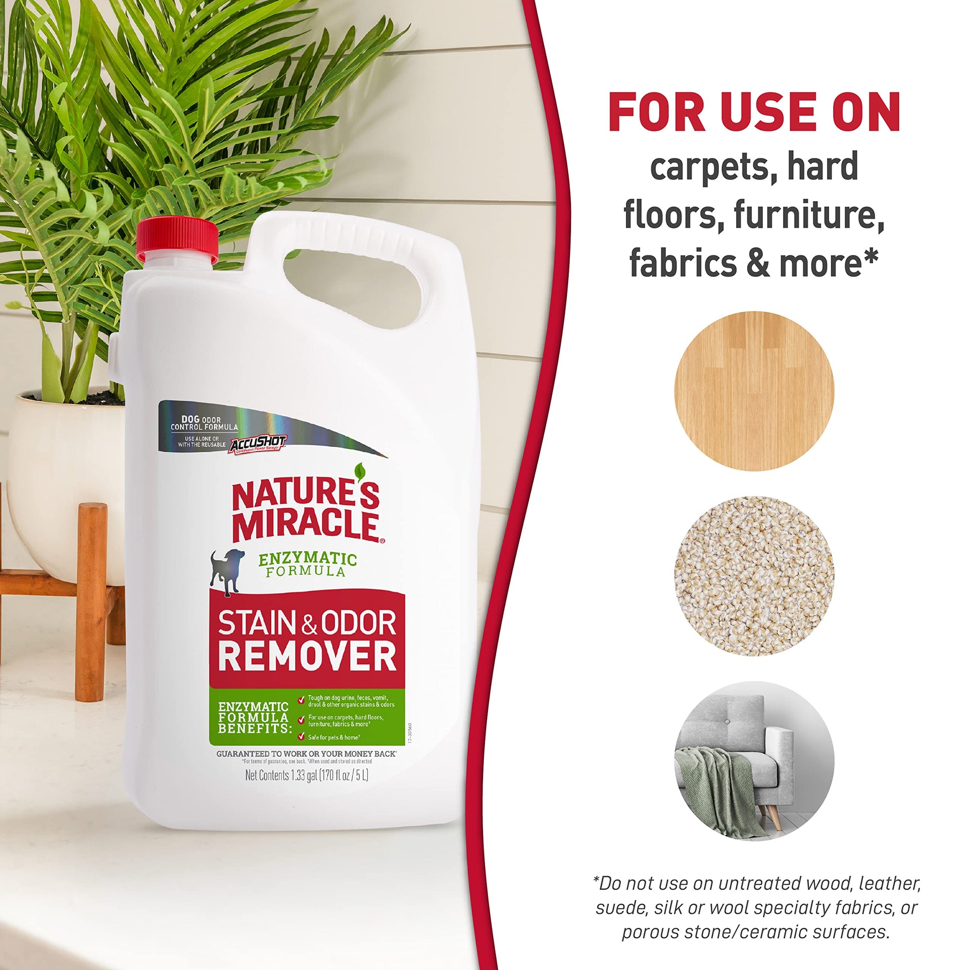 Nature’s Miracle Dog Stain & Odor Remover (170 Fl Oz)