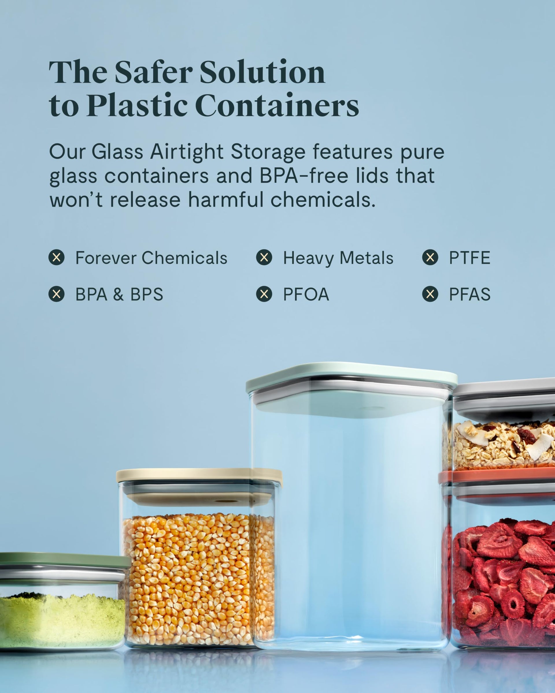 13 Piece Glass Airtight Food Storage Containers with Lids (13 Count)