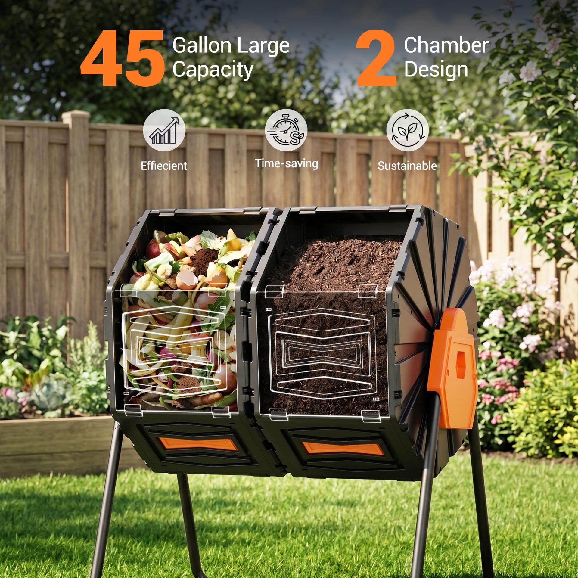 Composter Tumbler Outdoor