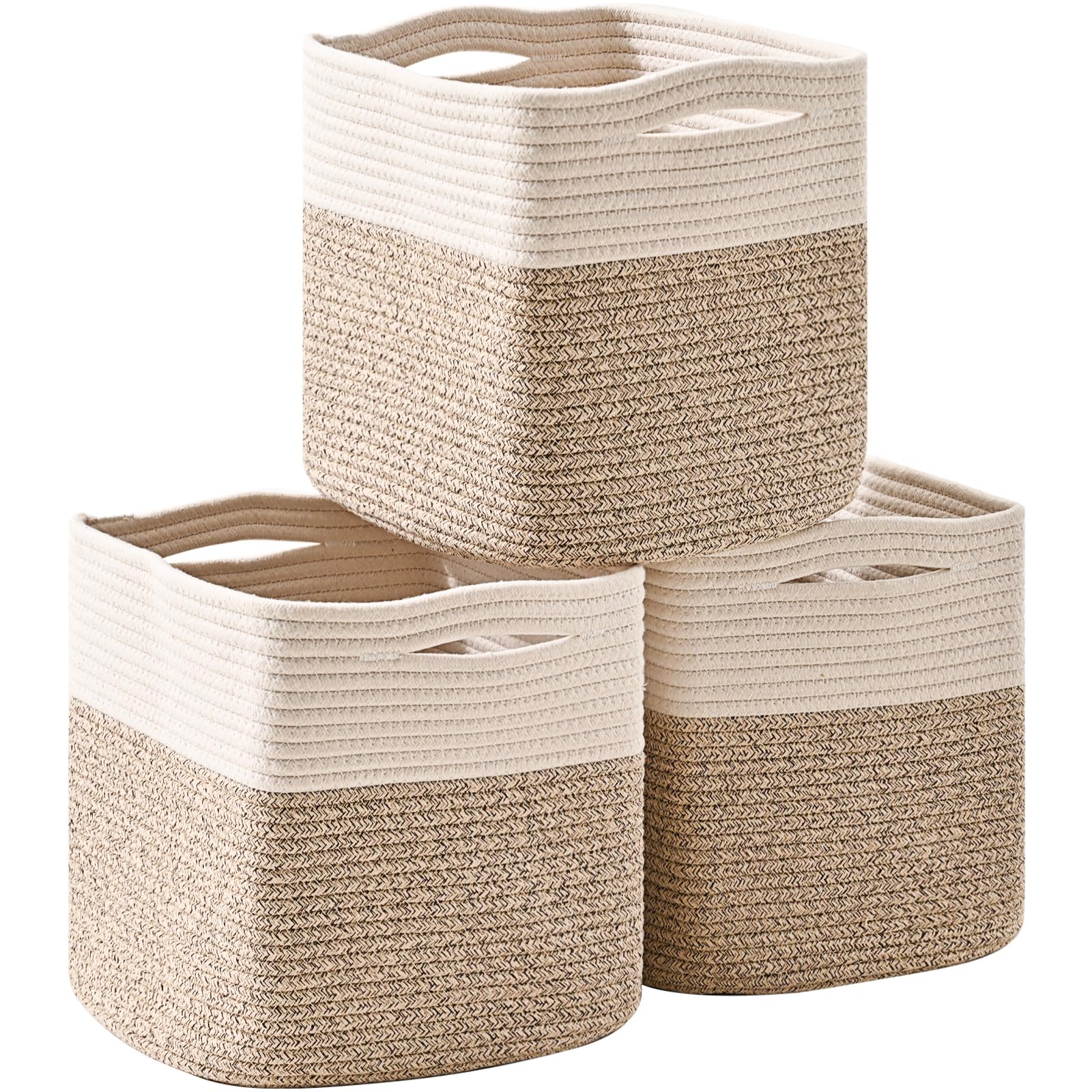 13 Inch Cube Closet Storage Bins (3 Count)