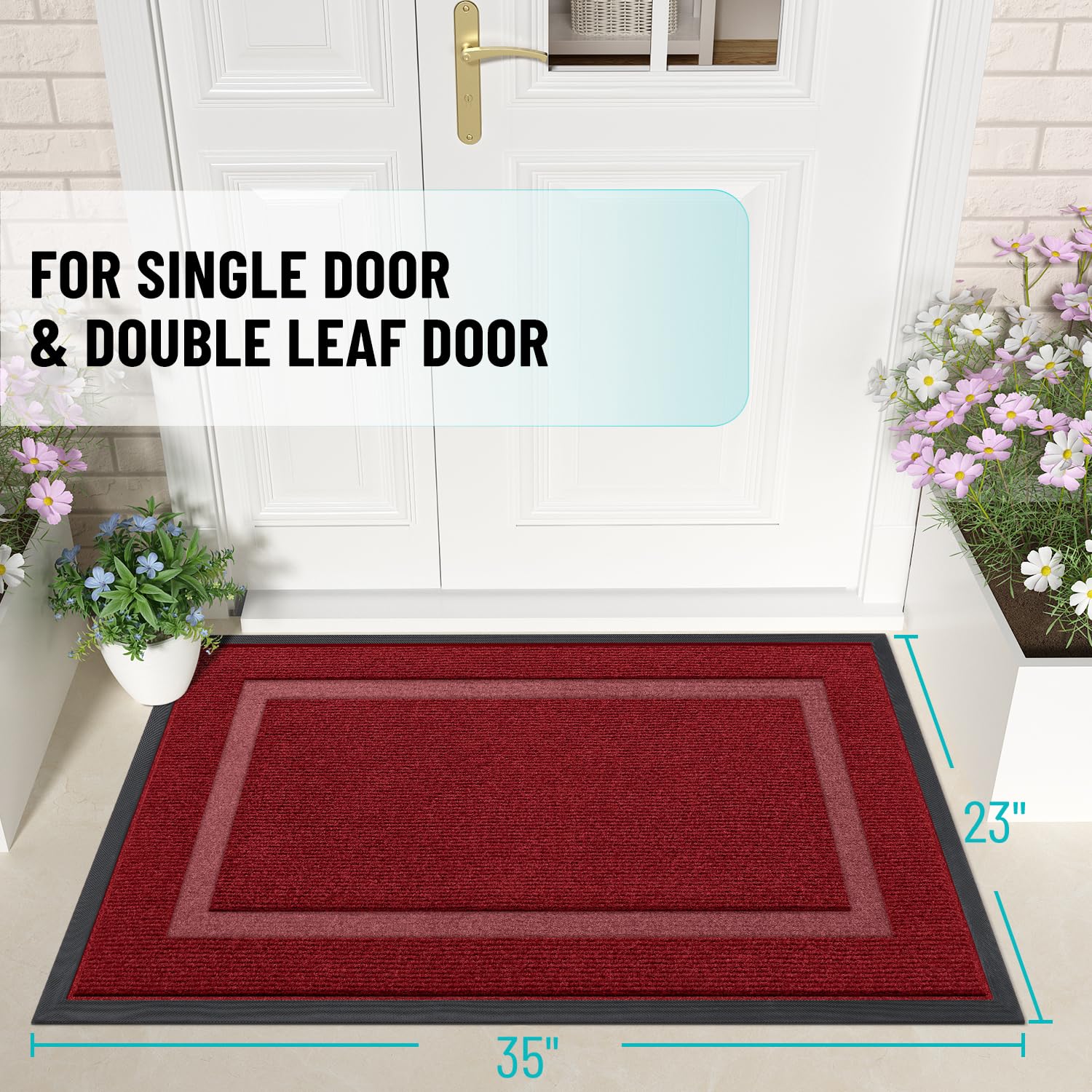 Front Door Mat Outside 35x23