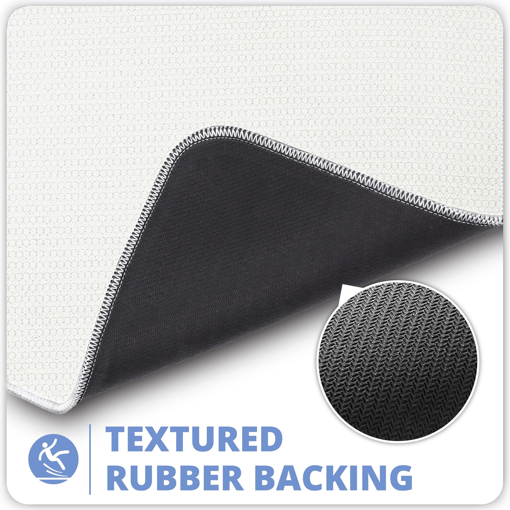 Bath Mat Ultra Thin Bathroom Runner Rugs (18 Sq Ft)