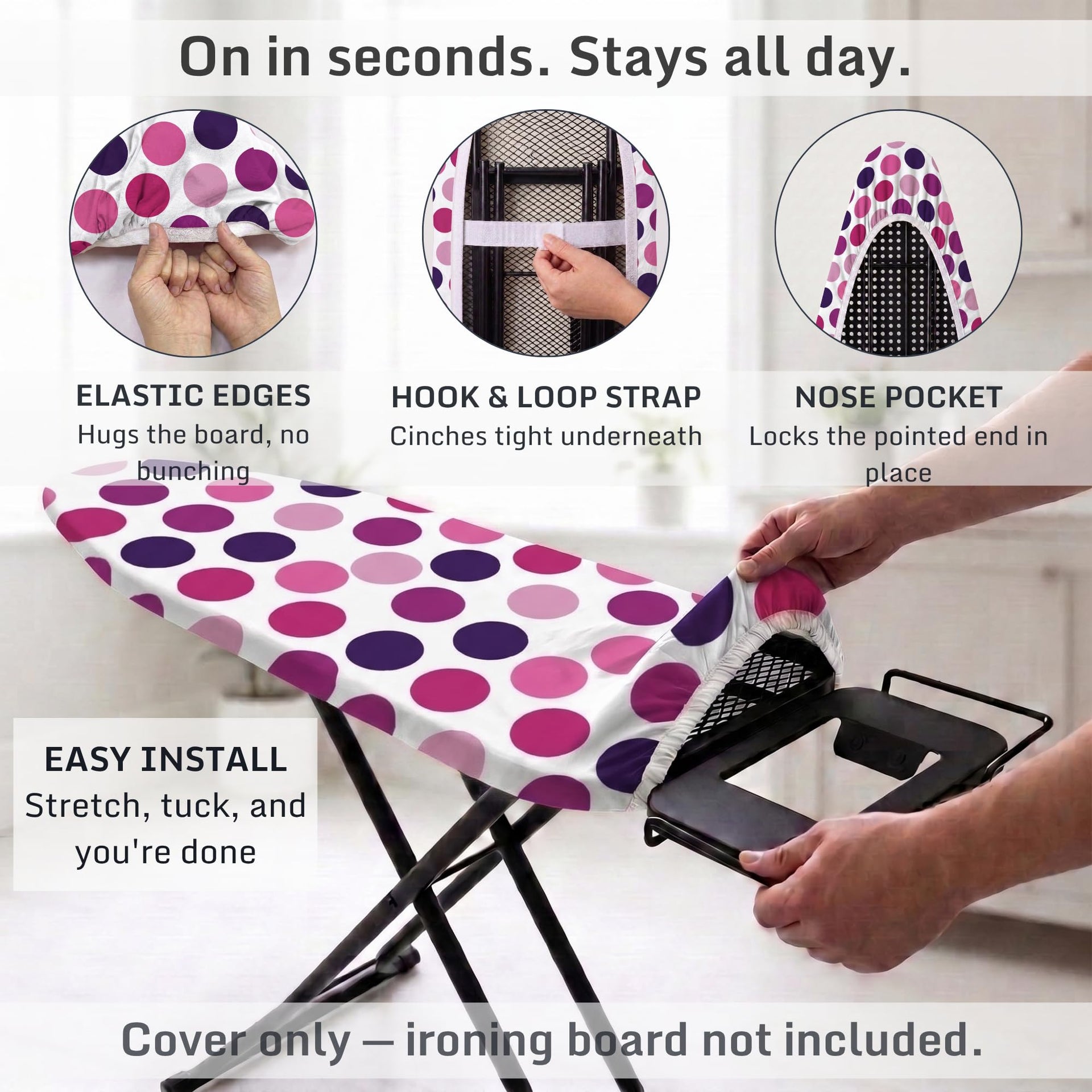 Extra Thick Ironing Board Cover 15x54 Standard Size