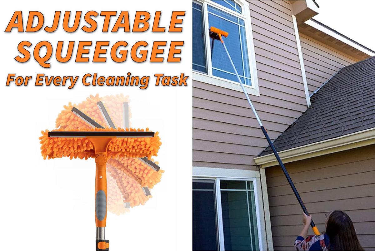 36 Foot High Reach Telescoping Duster Kit with 5