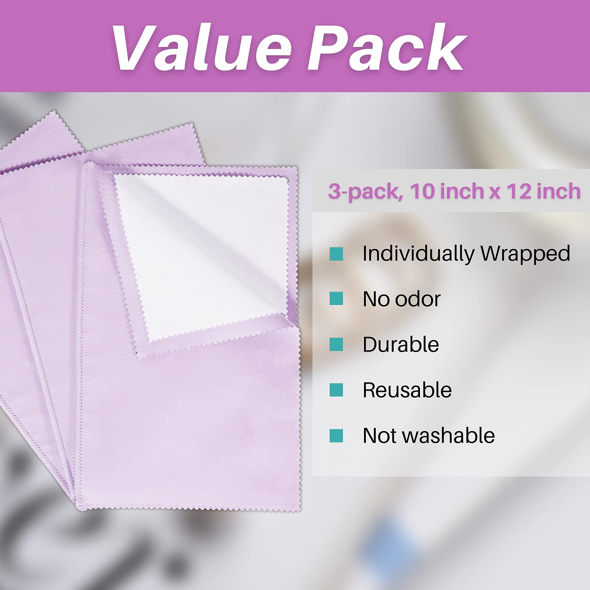 3 Pack Silver Polishing Cloth (3 Count)