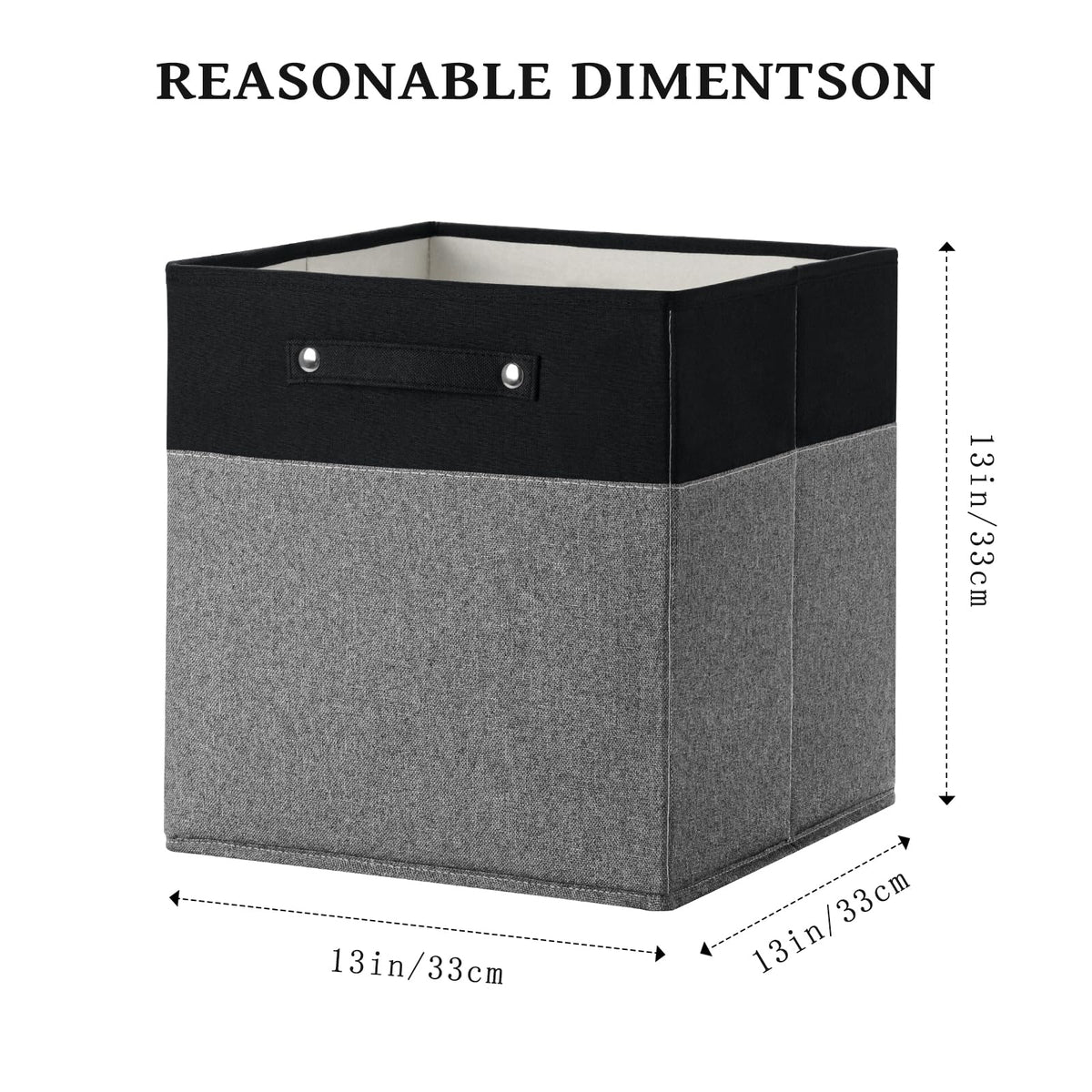 13x13x13 Storage Cube Bins 4 Pack