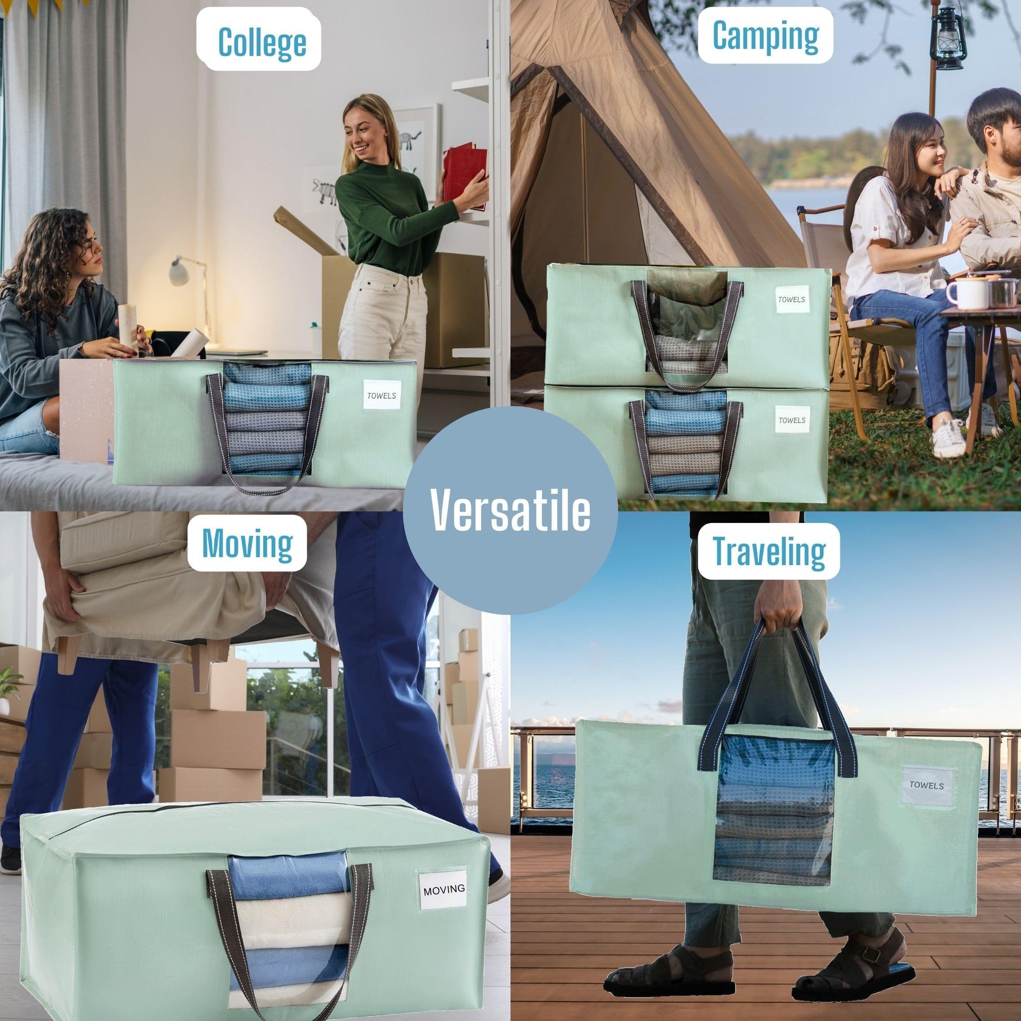 Heavy Duty Moving Bags (8 Count)