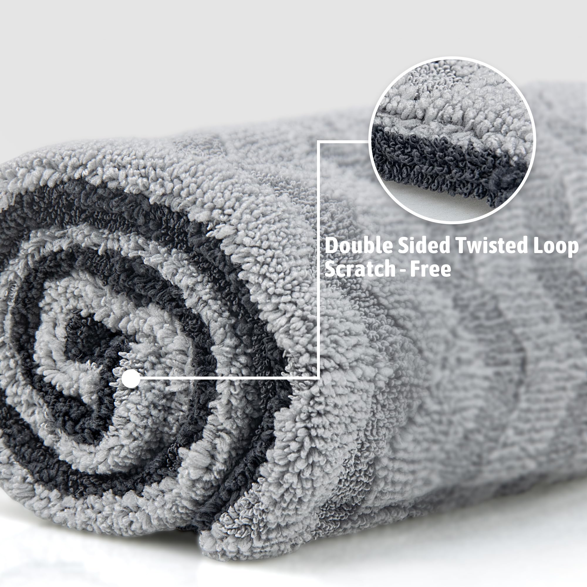 1000GSM Car Drying Towel 18"x24"