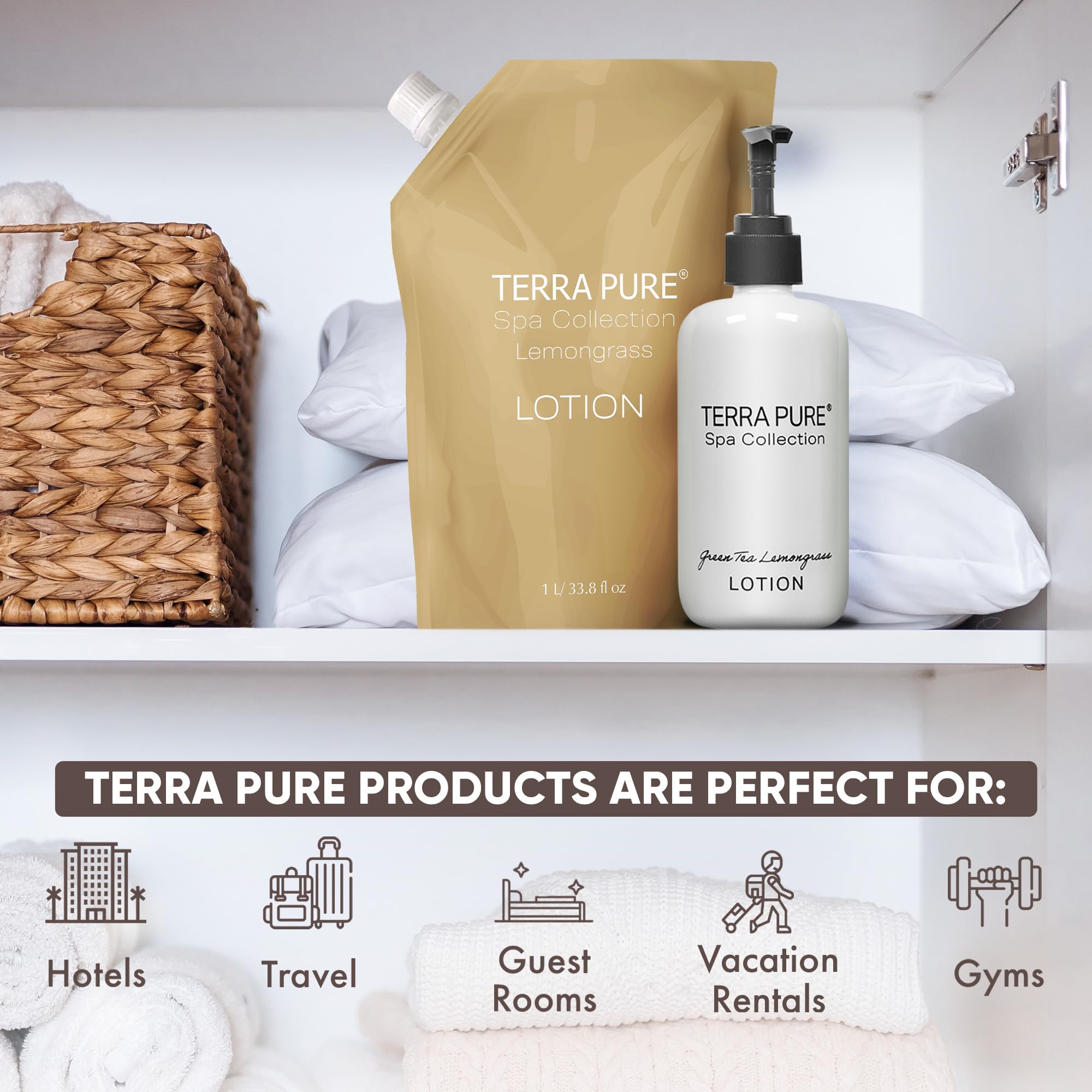Spa Body Lotion Refill Bag (33.81 Fl Oz)