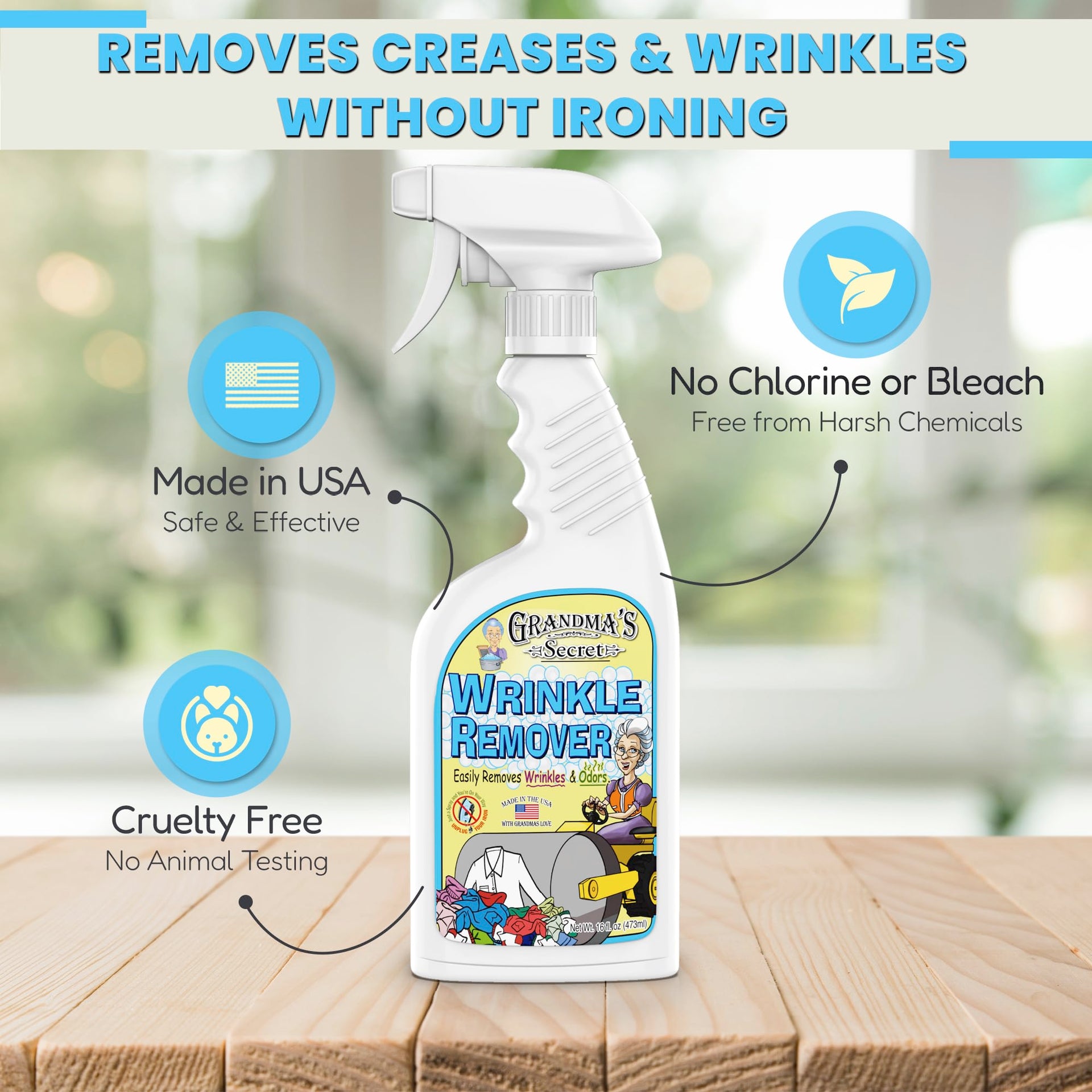 Wrinkle Remover Spray (16 Fl Oz)
