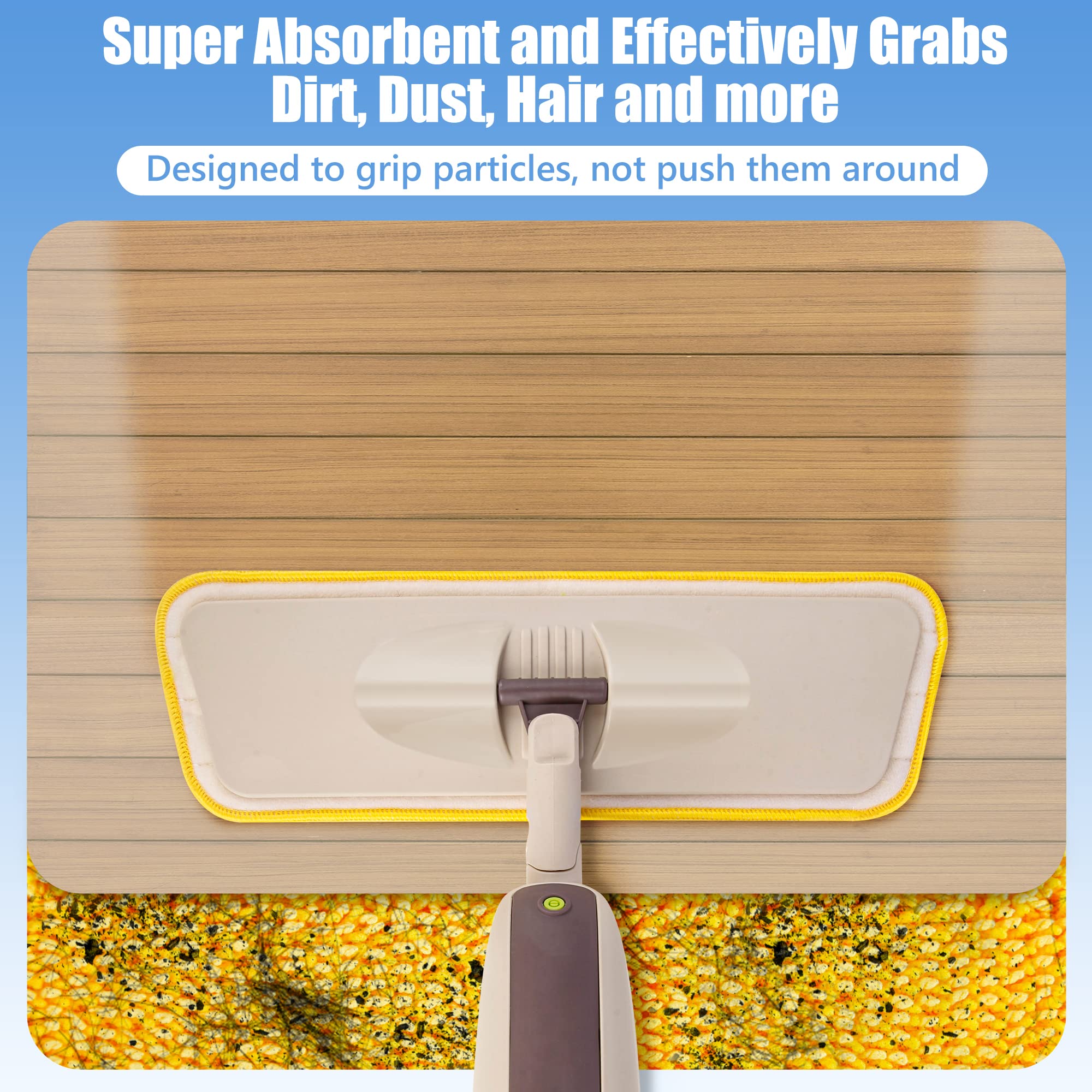 Reusable Mop Pads for Swiffer PowerMop (6 Count)