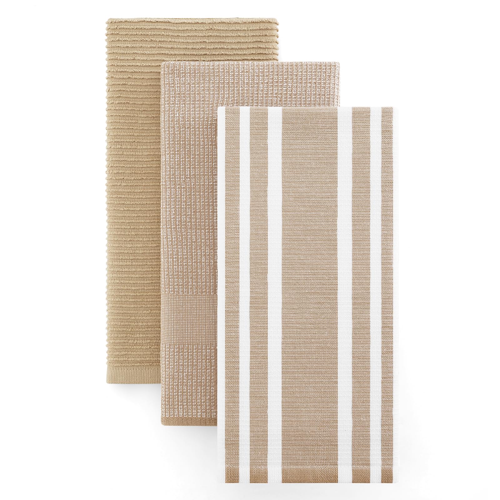 Cotton 380 GSM Premium Kitchen Towels (3 Count)