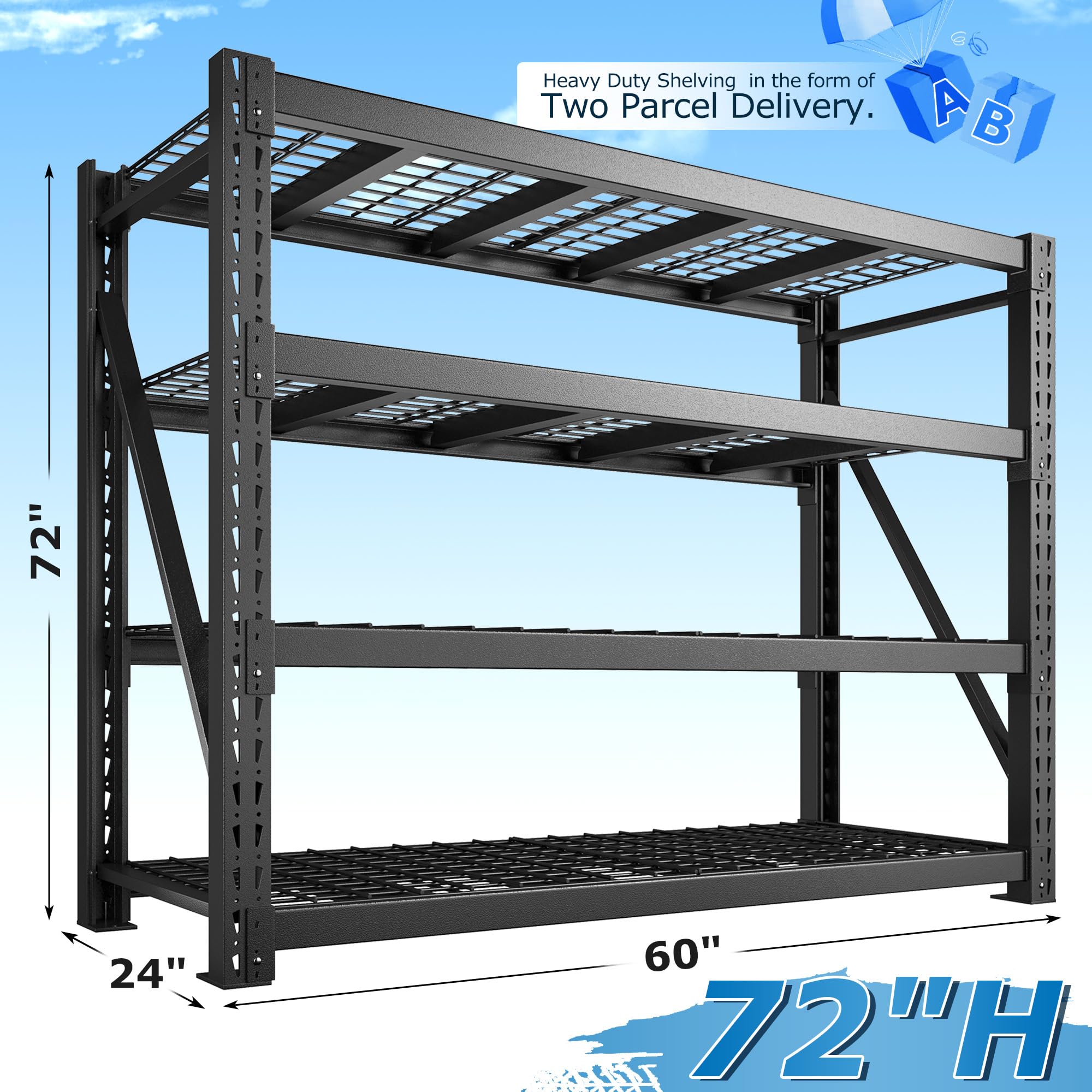 11000LBS Industrial Storage Shelves 2
