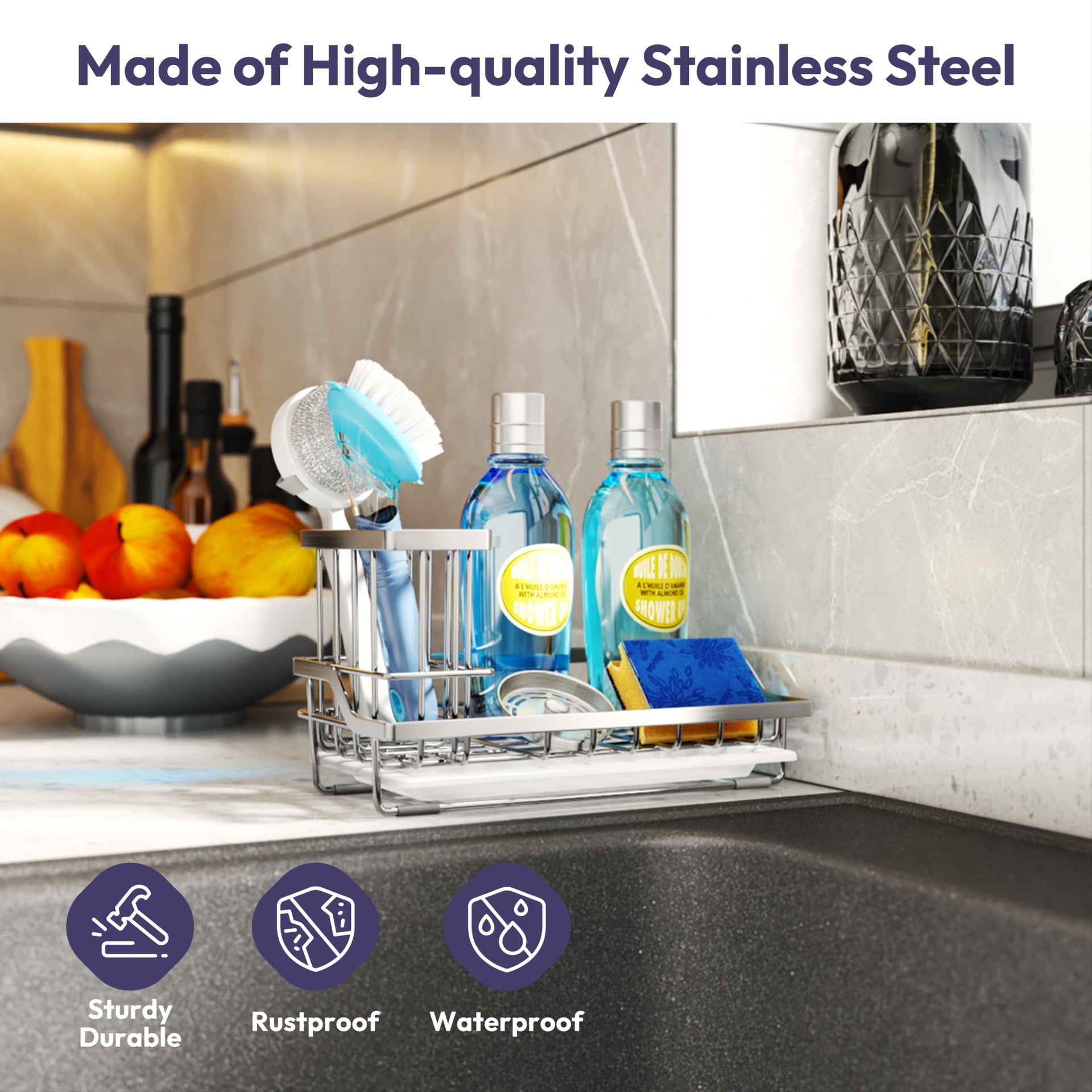 Multifunctional Kitchen Sink Caddy