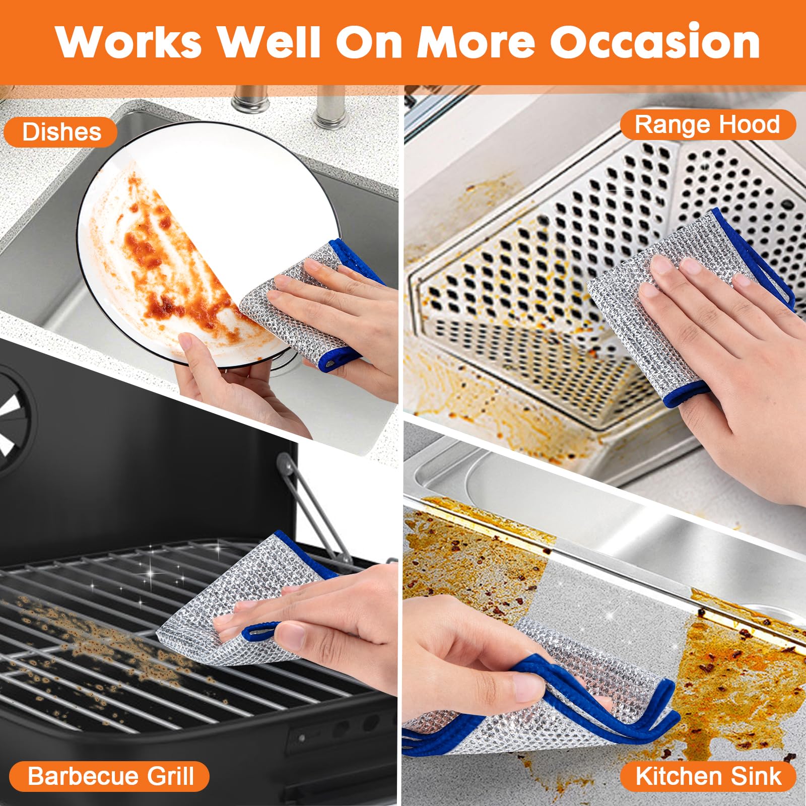 Non Scratch Wire Dishcloth (10 Count)